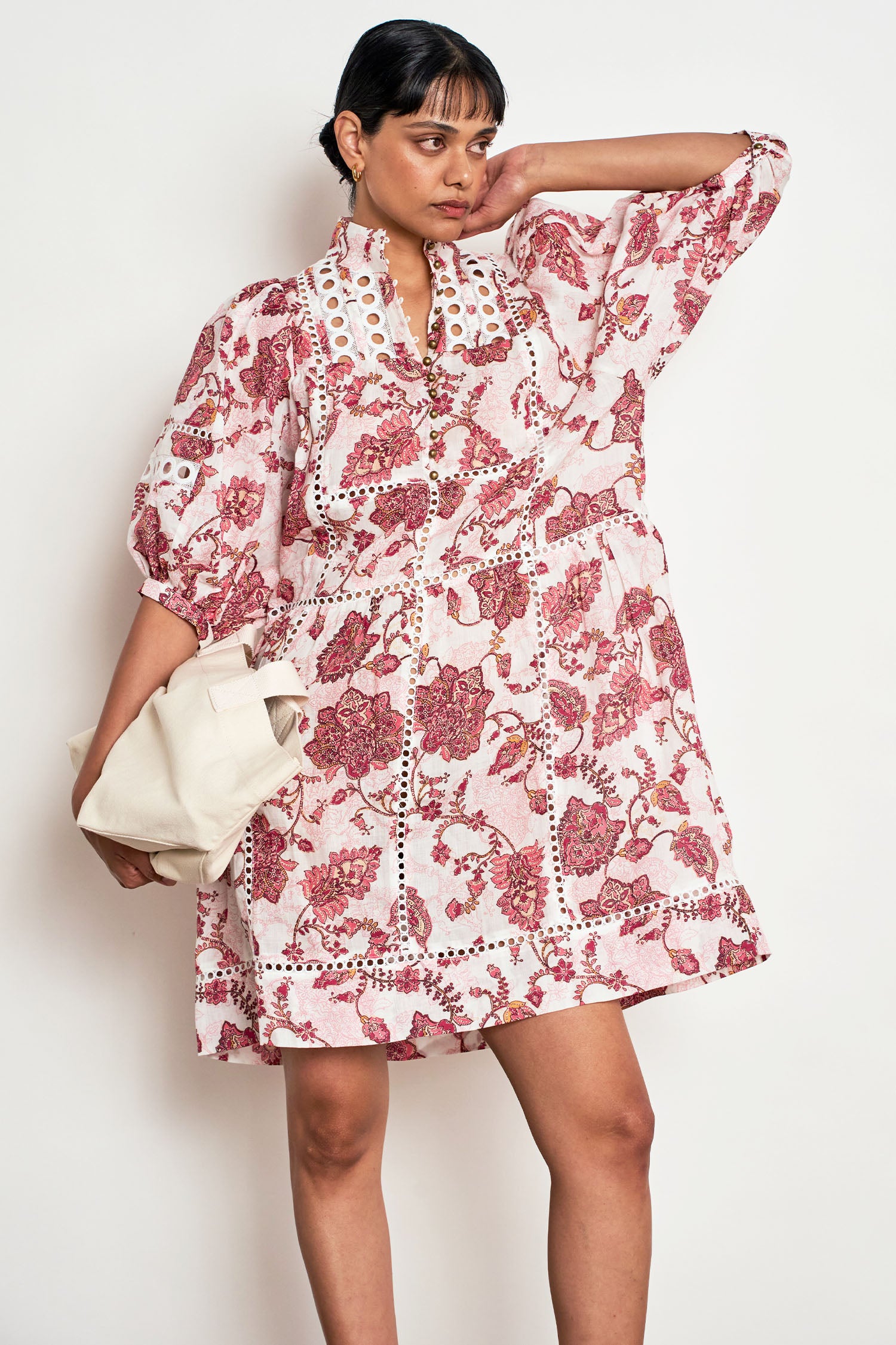 capture dress - rose paisley