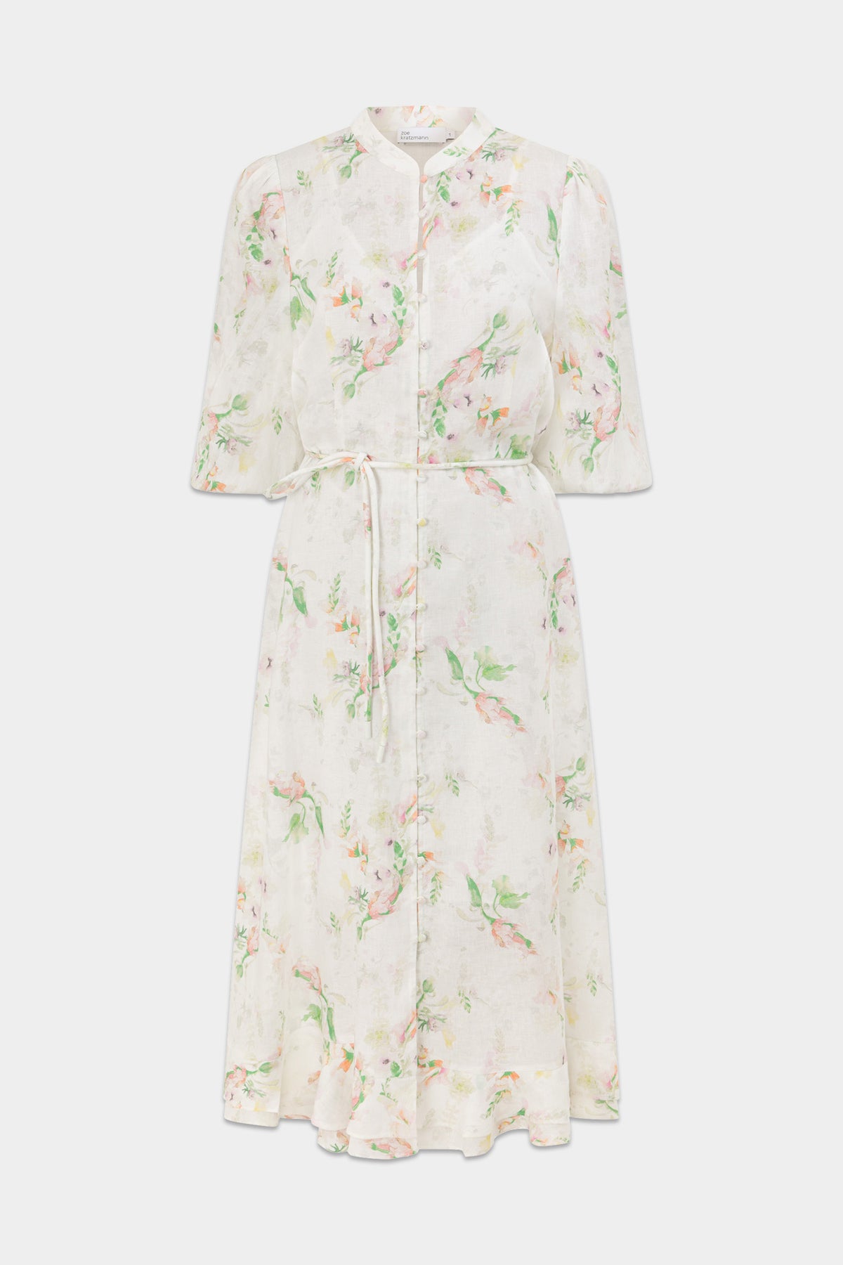 clarity dress - painterly bloom