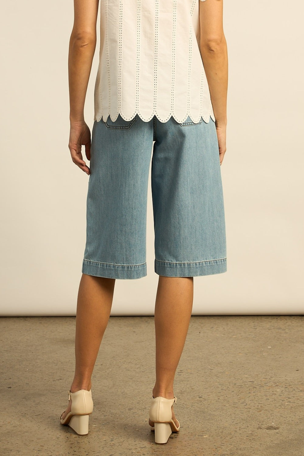 compass short - light washed denim|  zoe kratzmann| considered design