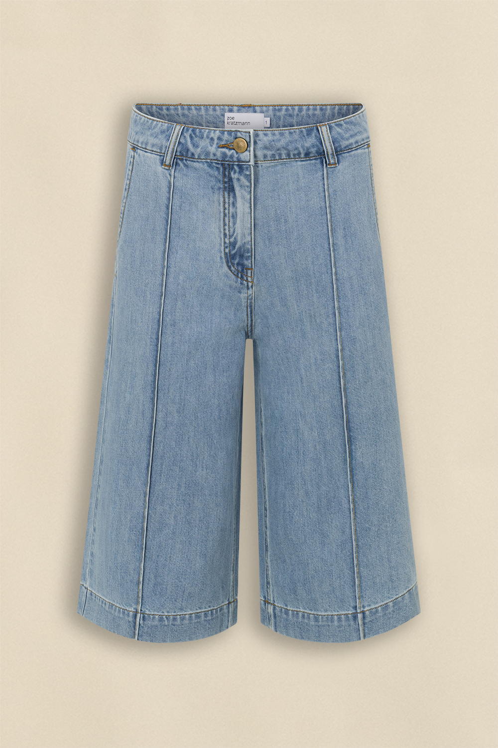 compass short - light washed denim|  zoe kratzmann| considered design