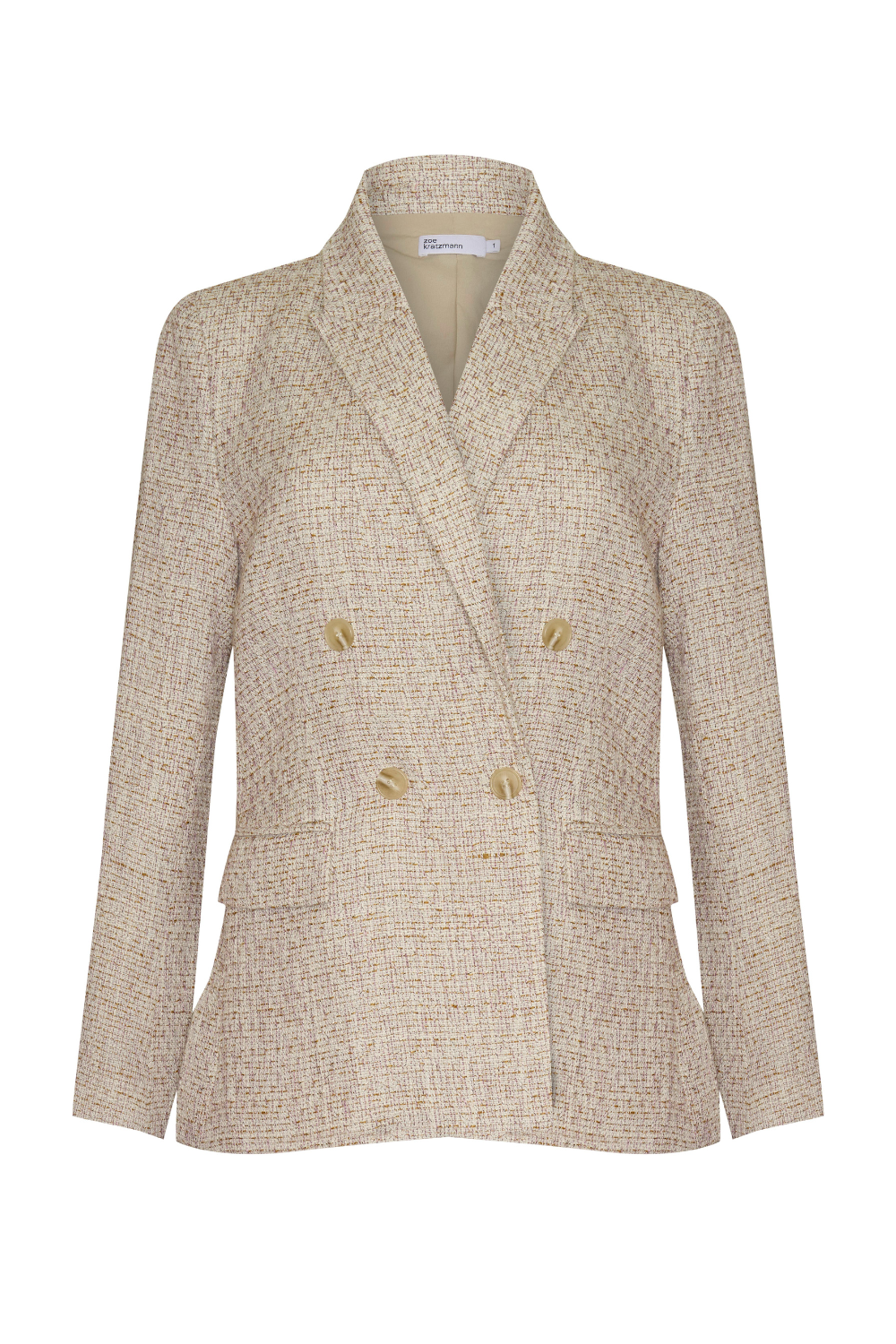 conquer jacket - biscuit boucle