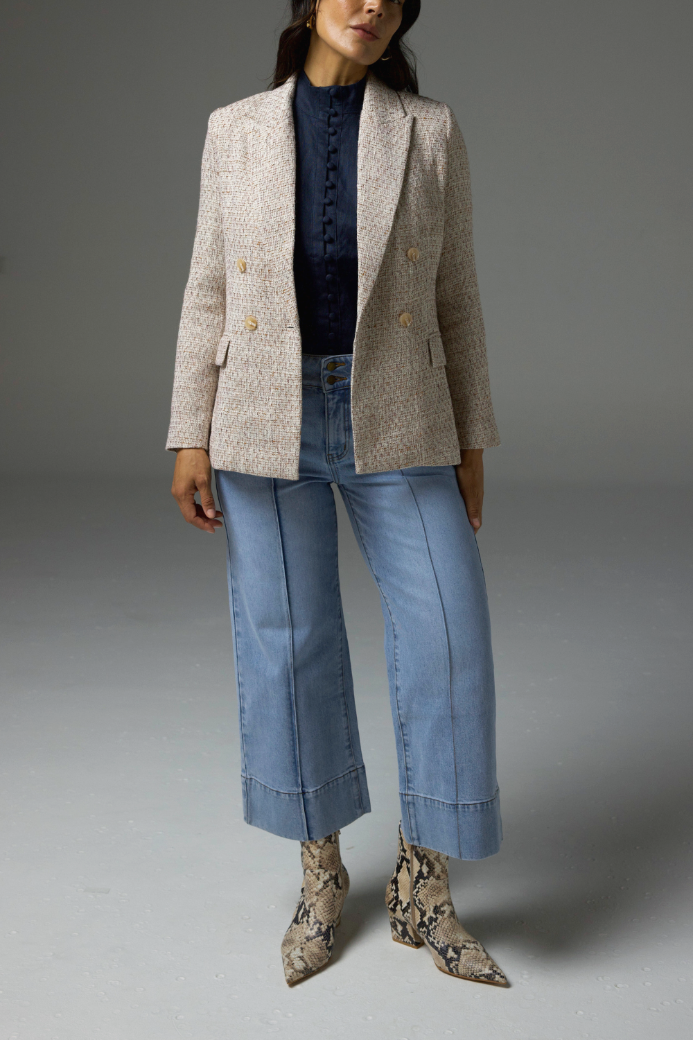 conquer jacket - biscuit boucle
