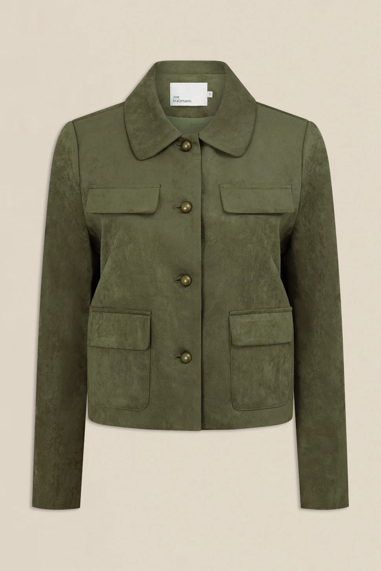 abound jacket - olive|  zoe kratzmann| considered design