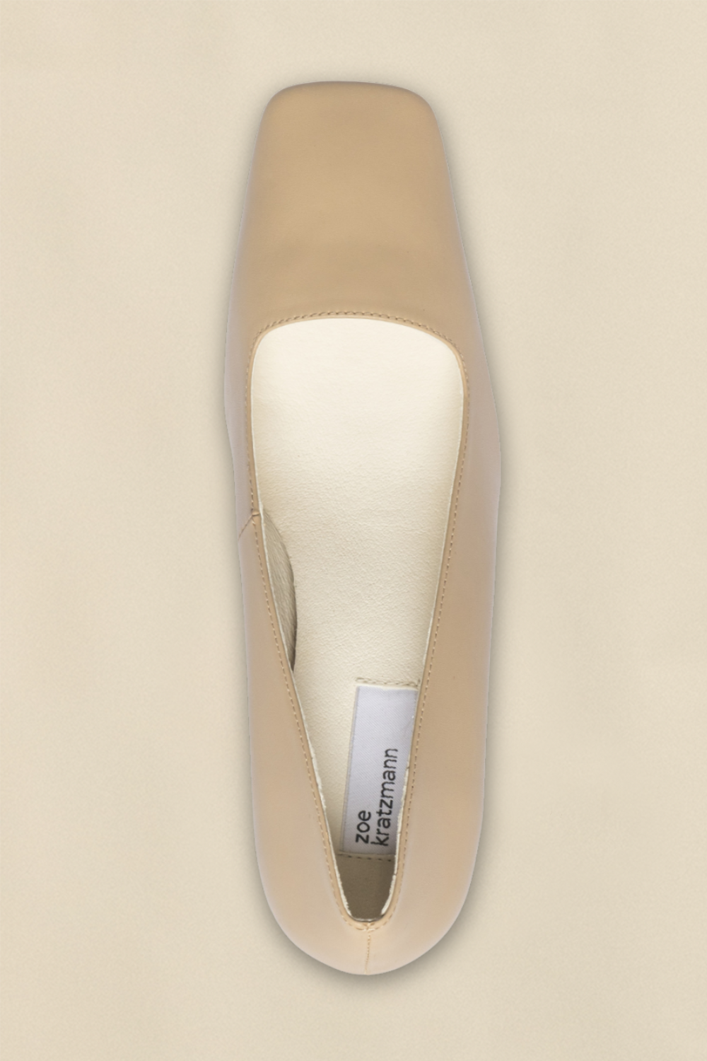 coupe heel - sesame