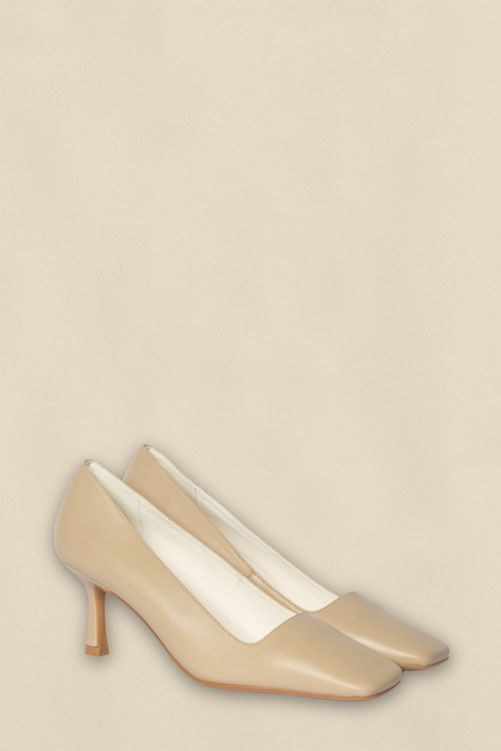 coupe heel - sesame