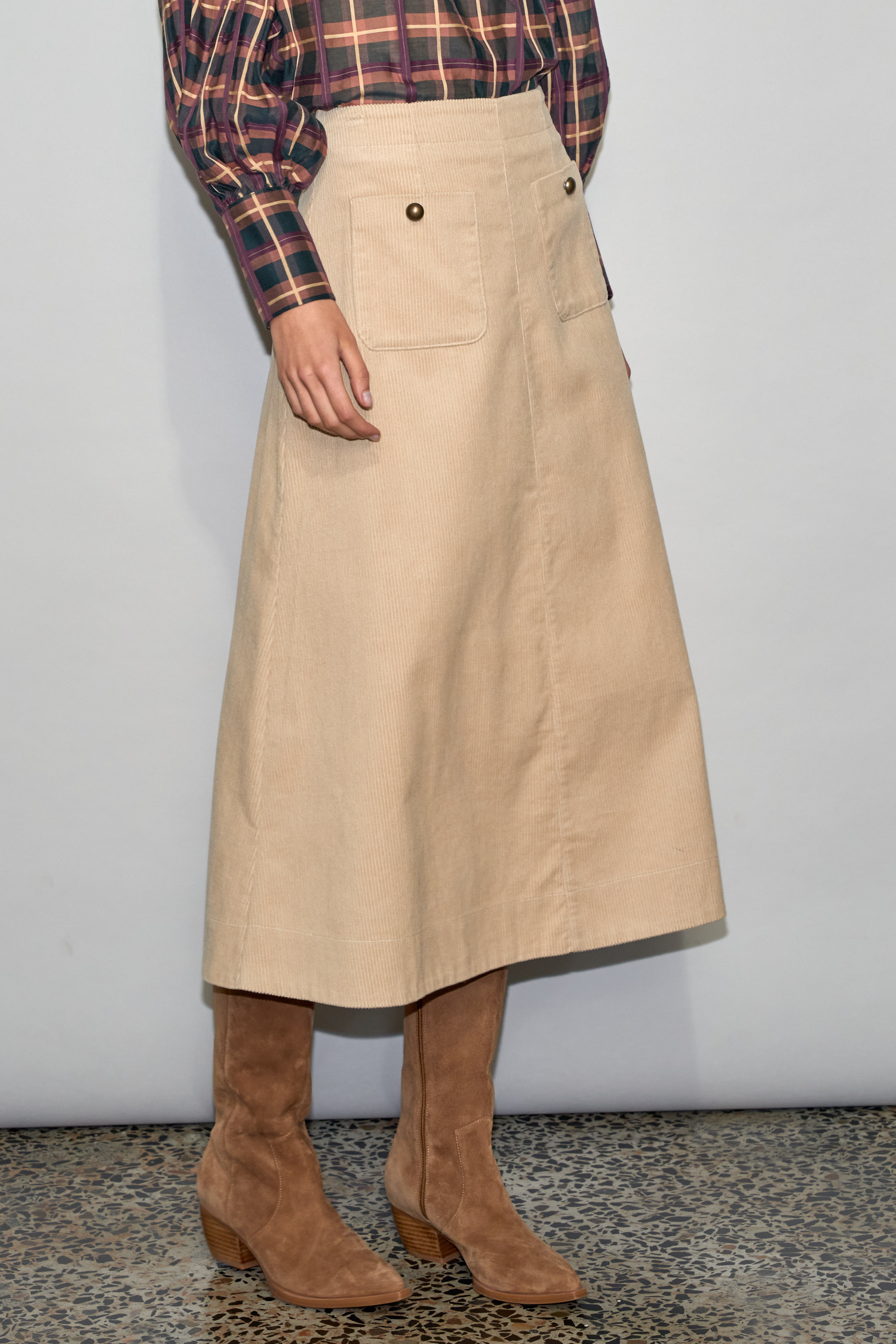 cove skirt - ecru|  zoe kratzmann| considered design