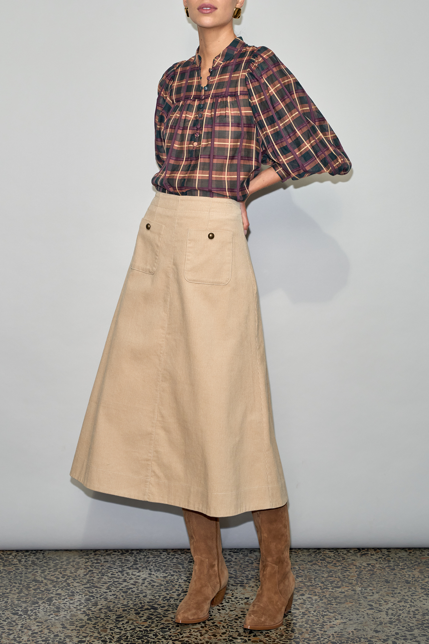 cove skirt - ecru|  zoe kratzmann| considered design