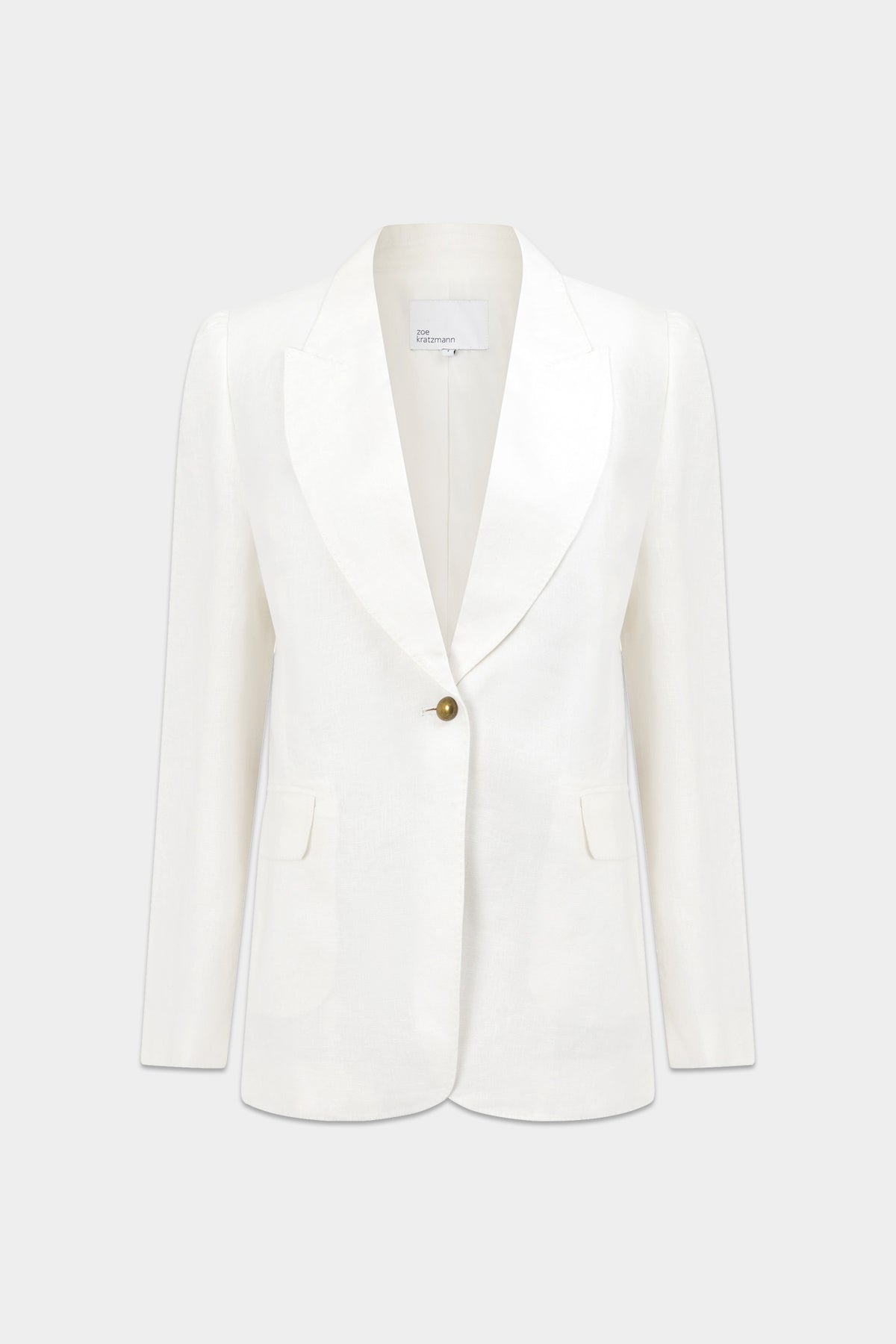 crest jacket - alabaster