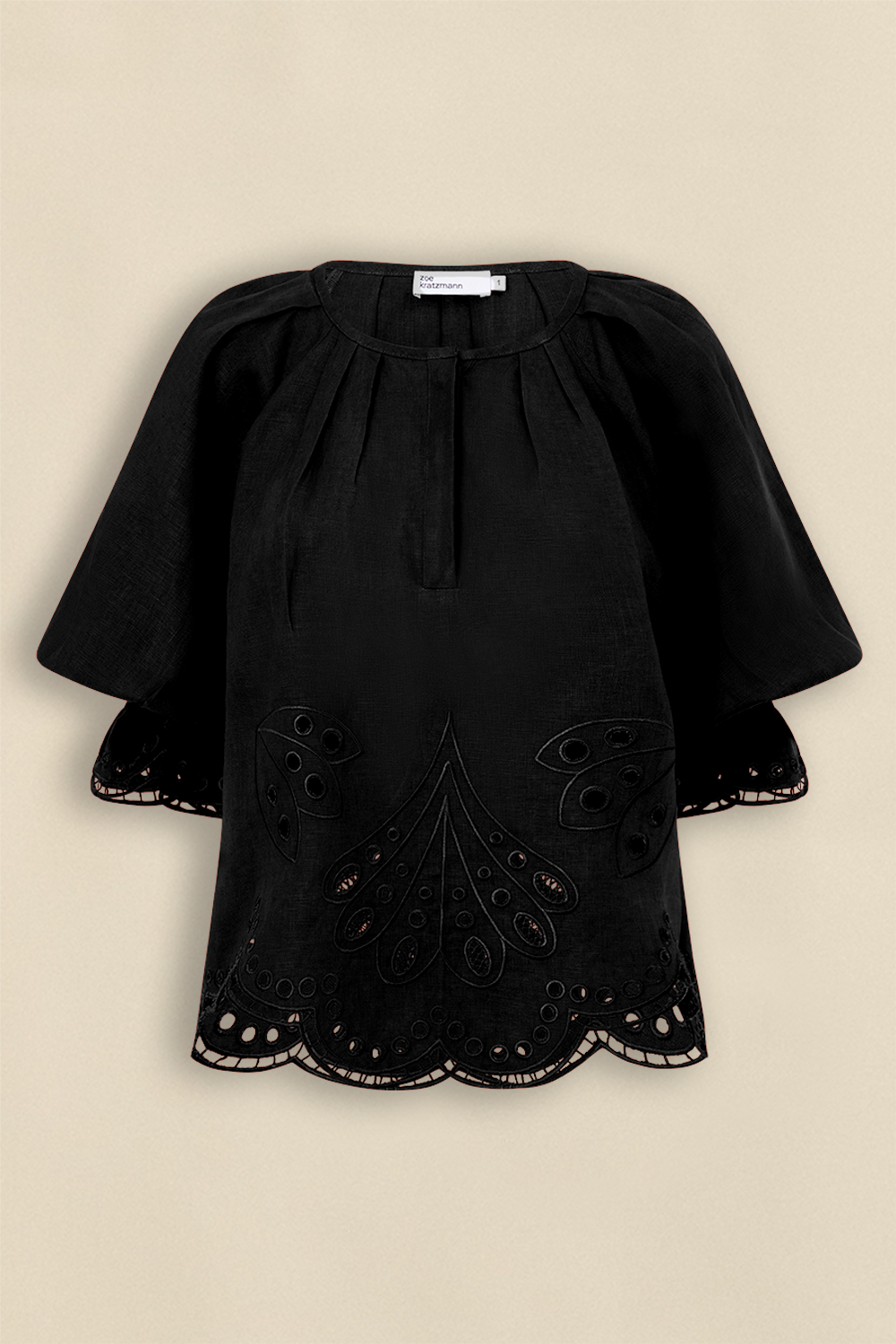 dawn top - black|  zoe kratzmann| considered design