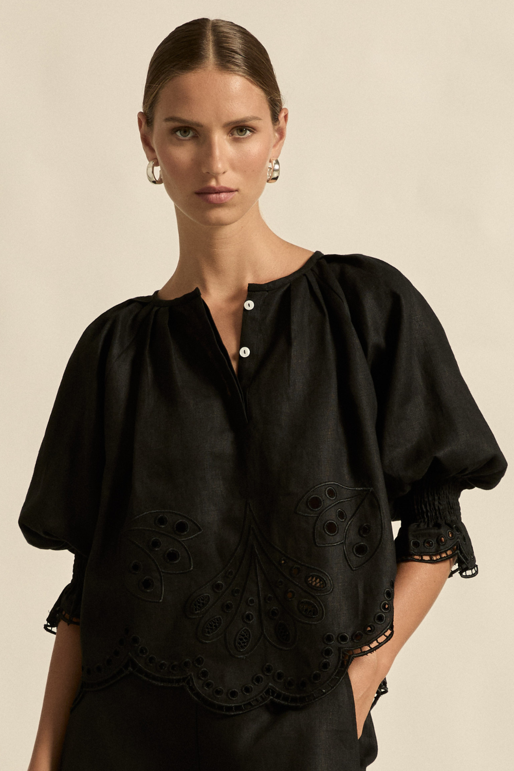dawn top - black|  zoe kratzmann| considered design