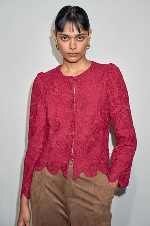 drift jacket - raspberry|  zoe kratzmann| considered design