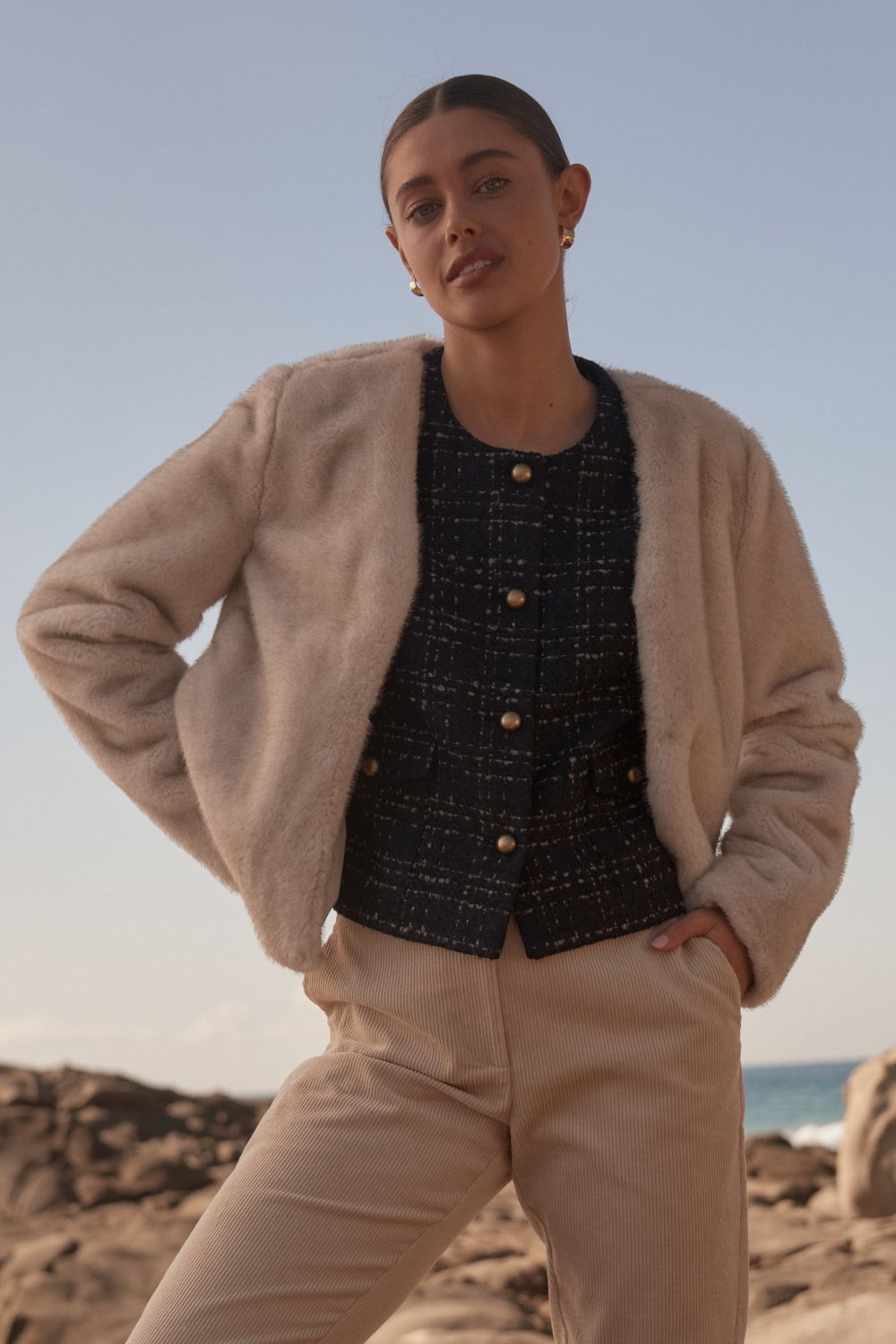 Dune Jacket - ECRU|  zoe kratzmann| considered design