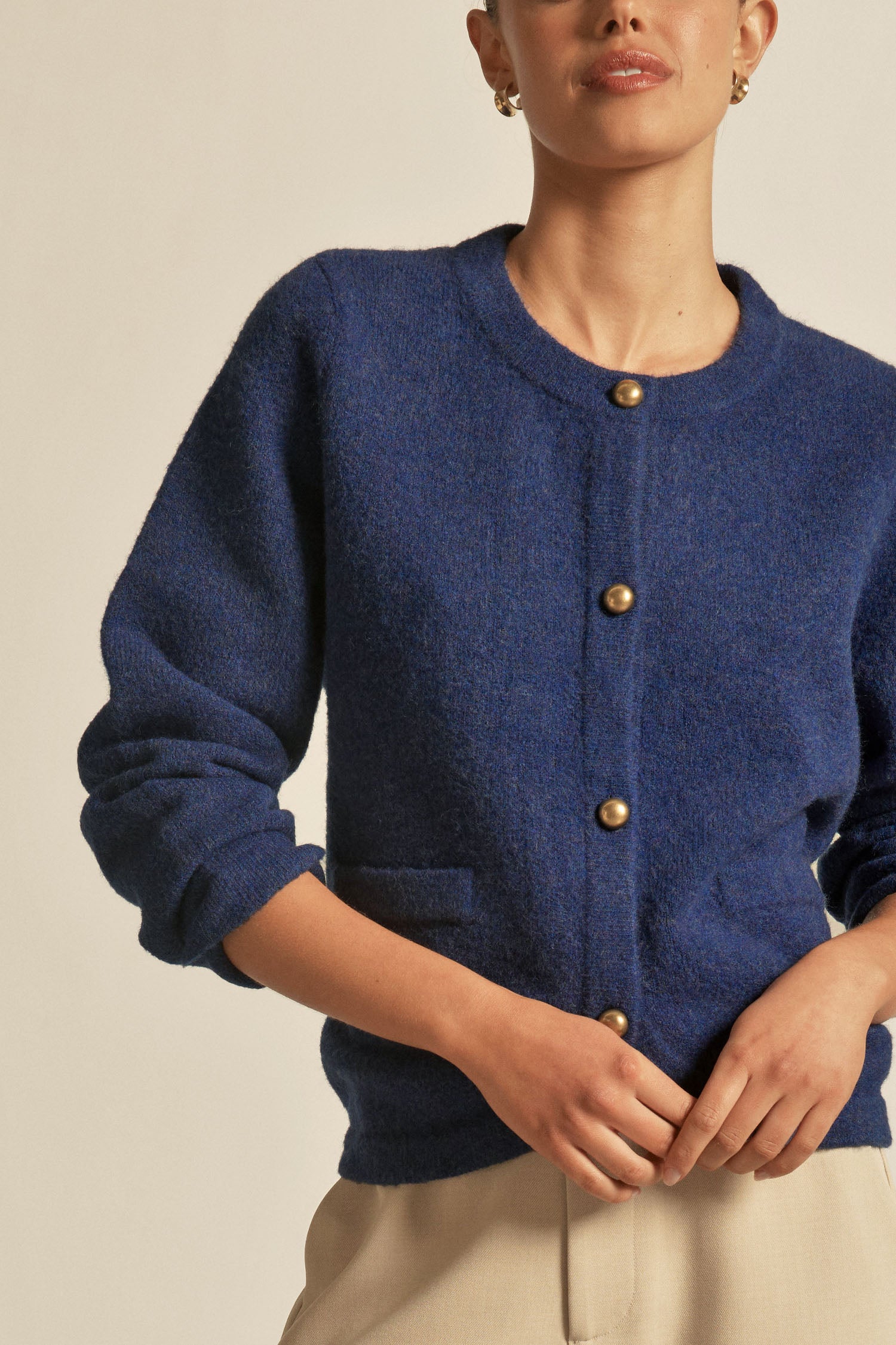 blur knit - sapphire – zoe kratzmann
