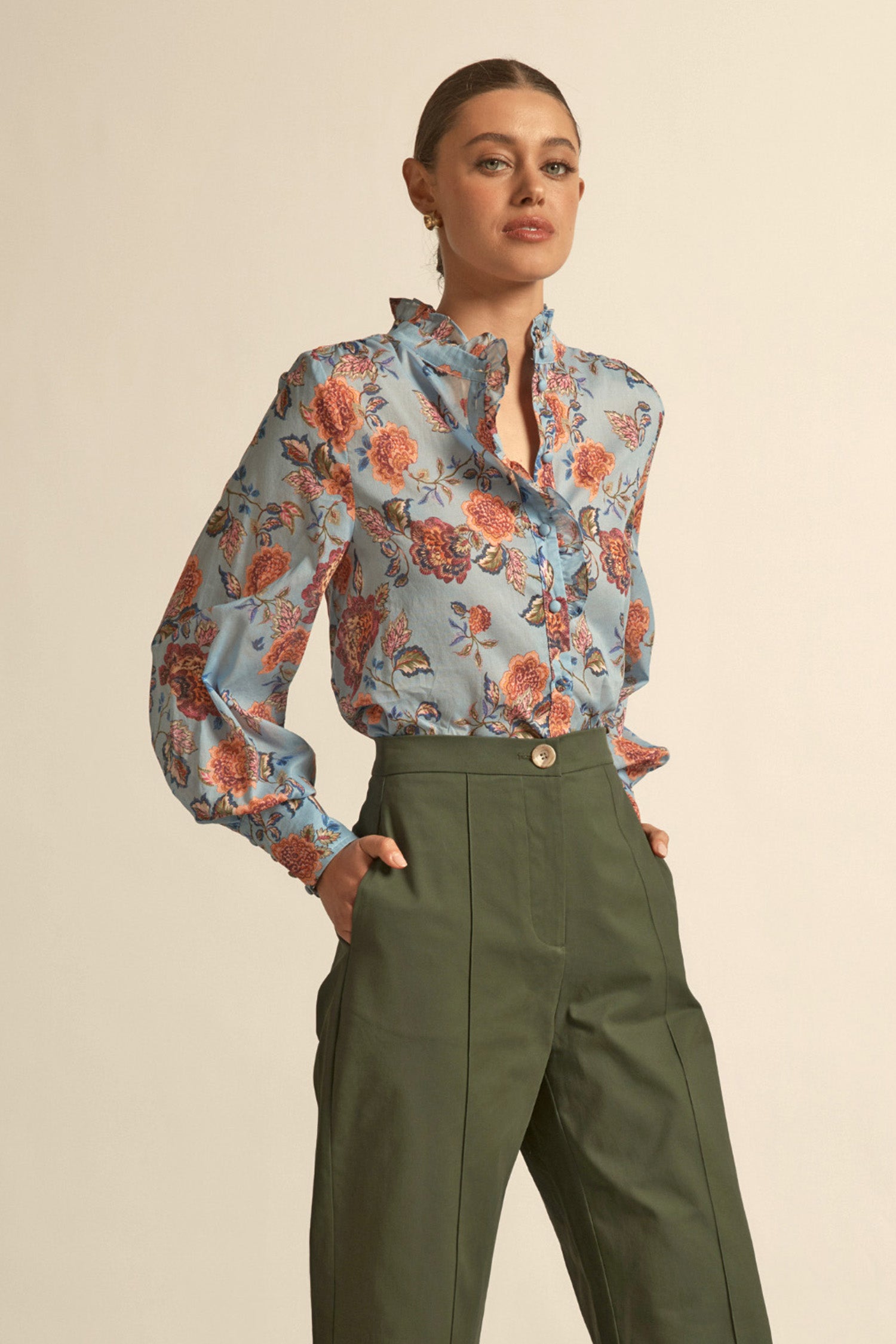 brim top - twilight bloom|  zoe kratzmann| considered design
