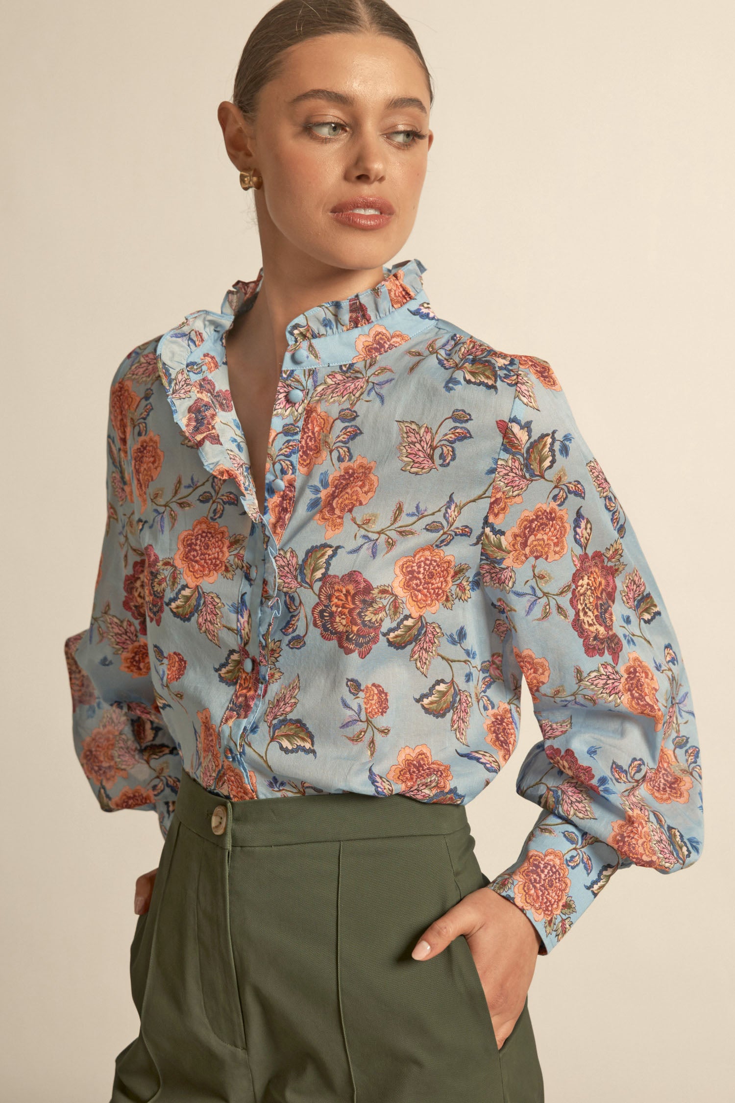 brim top - twilight bloom|  zoe kratzmann| considered design