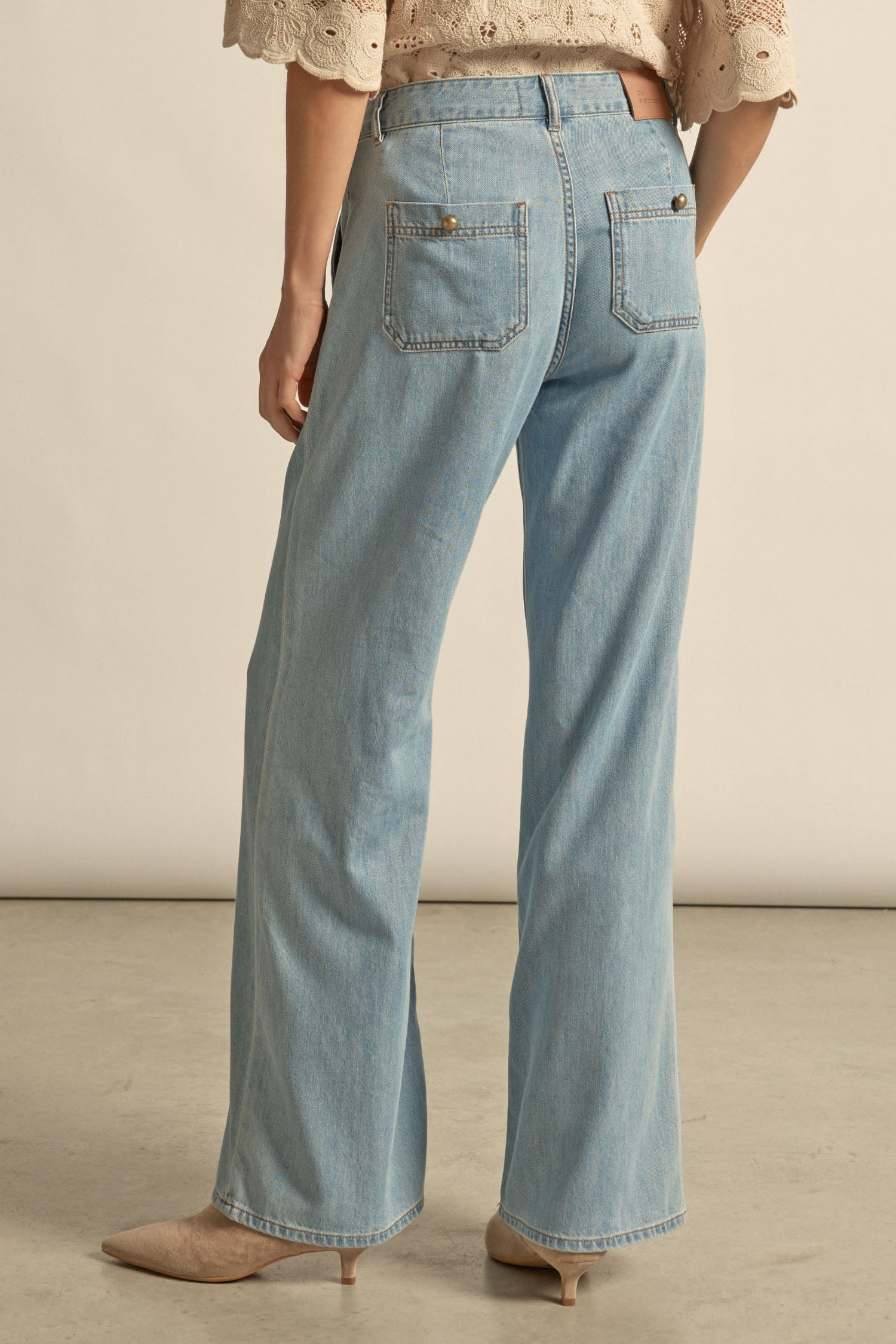 flint jean - light washed denim|  zoe kratzmann| considered design