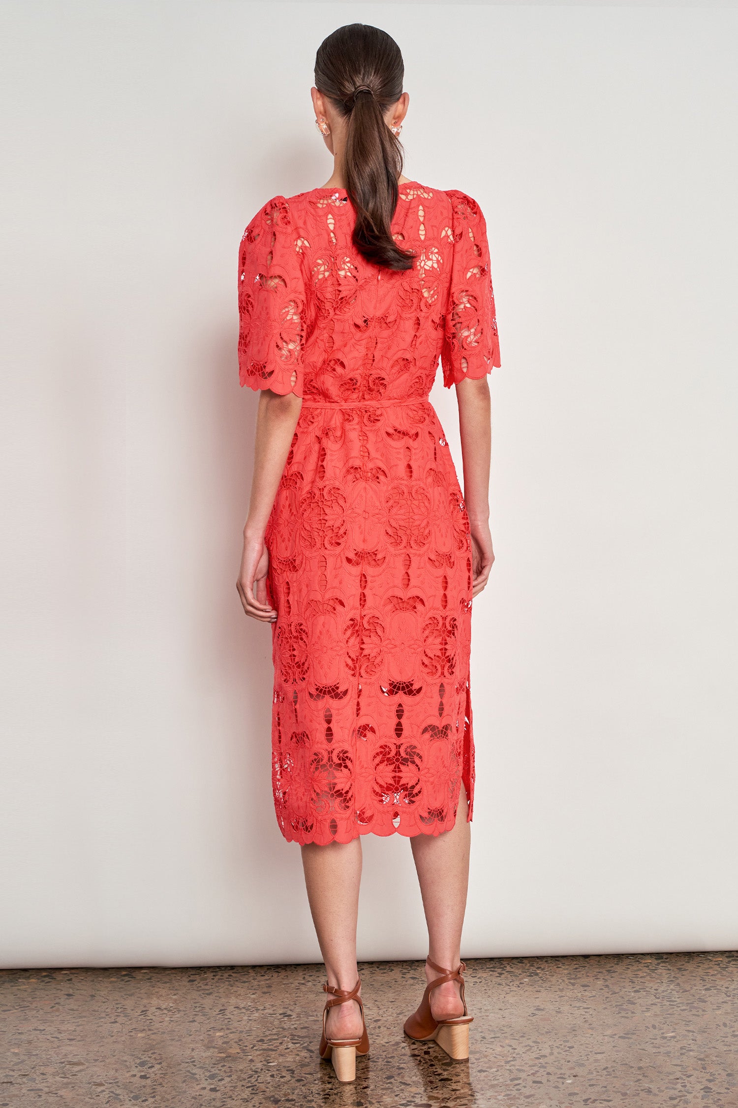 guide dress - papaya