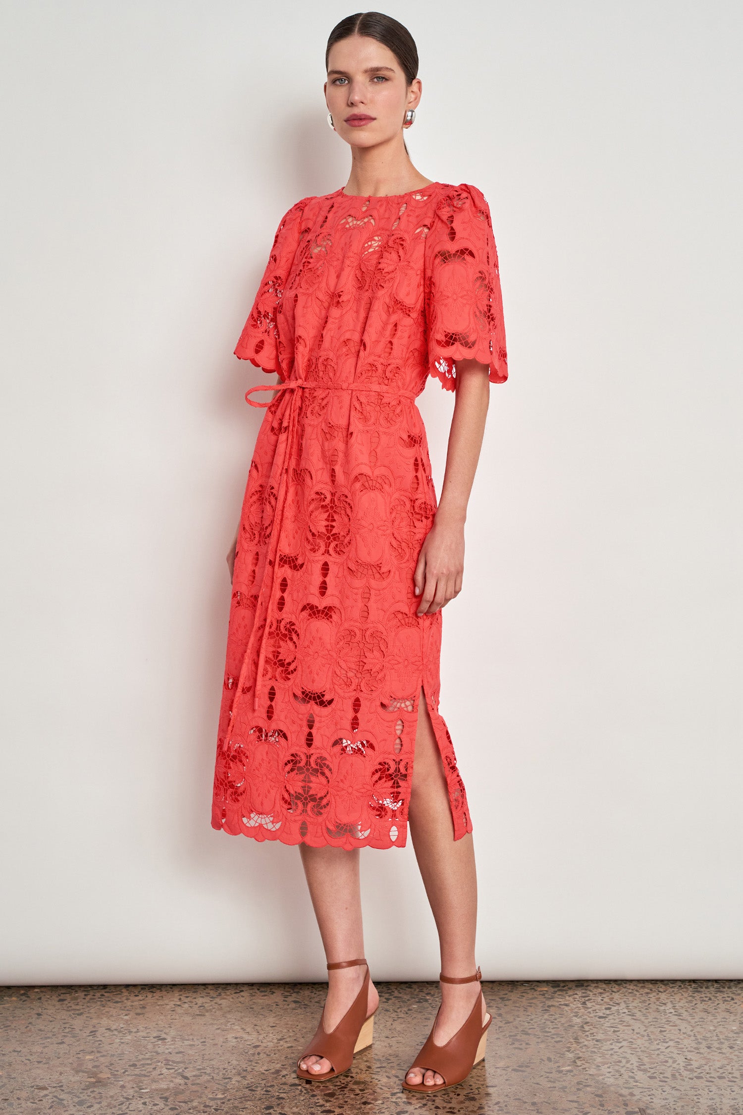 guide dress - papaya
