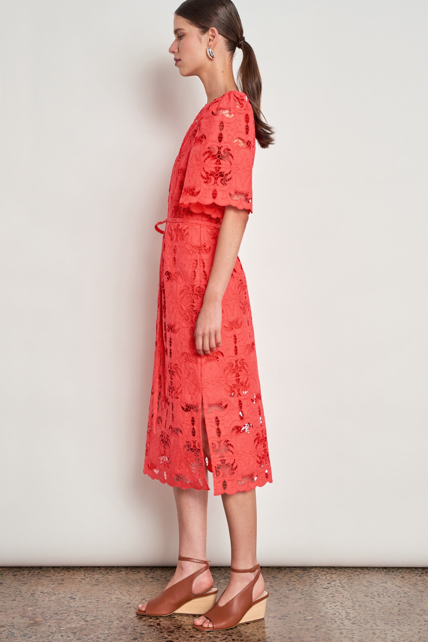 guide dress - papaya