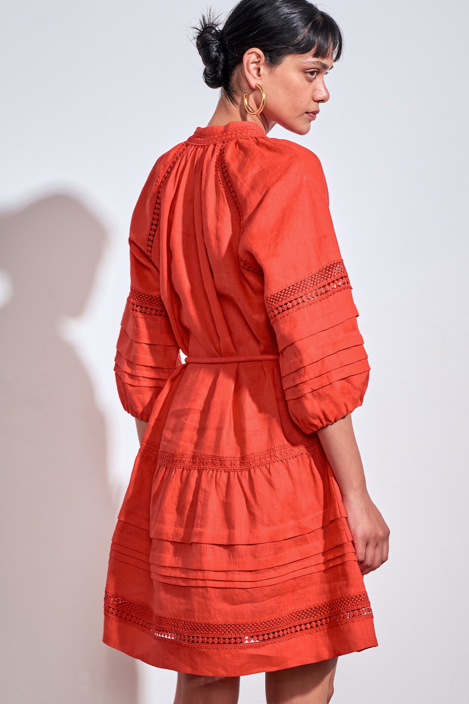 jostle dress - papaya