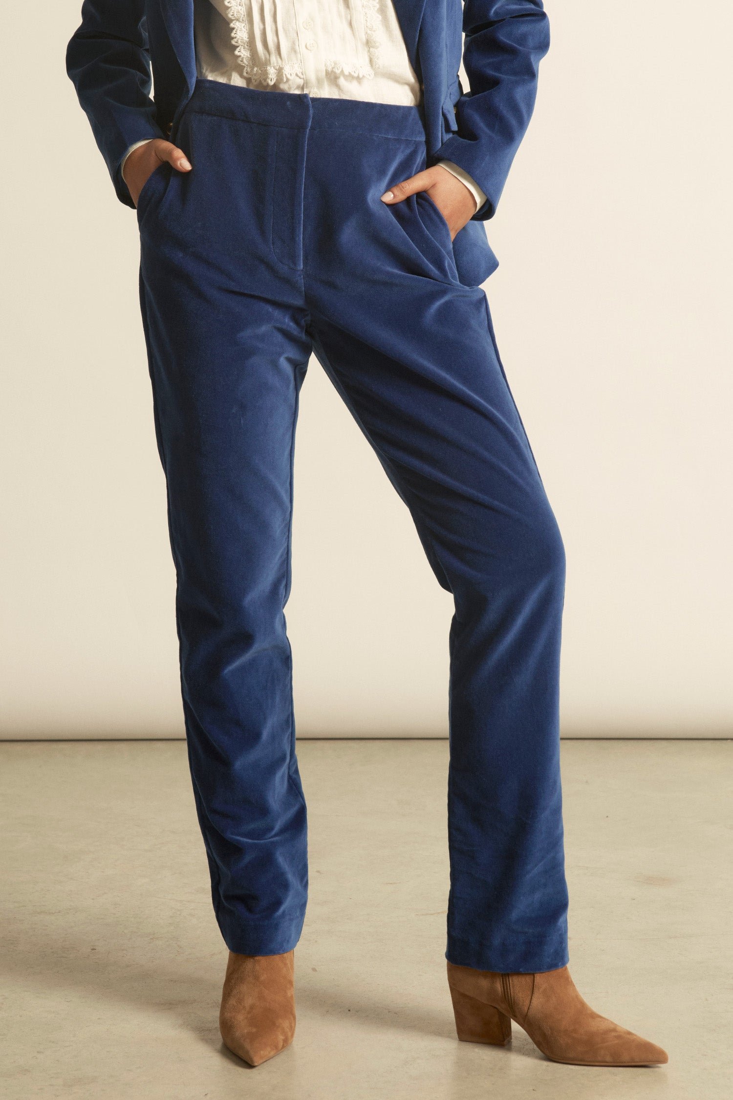 noble pant - sapphire|  zoe kratzmann| considered design