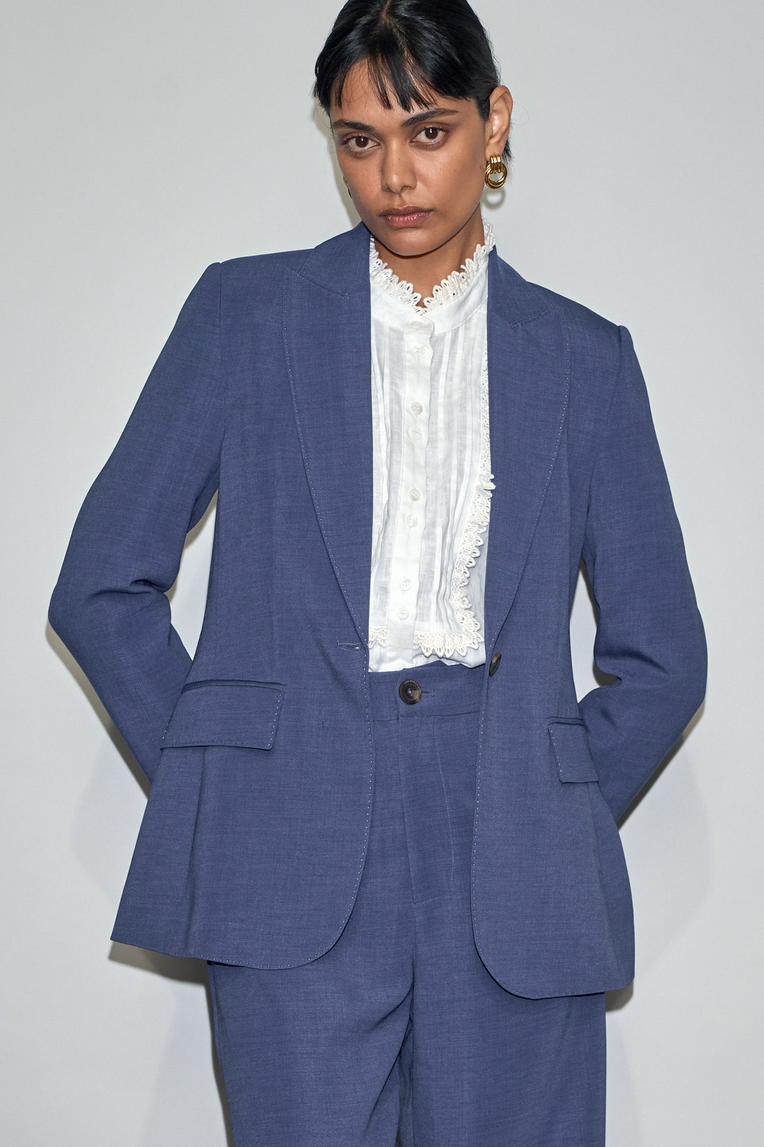 pillar jacket - violet blue|  zoe kratzmann| considered design