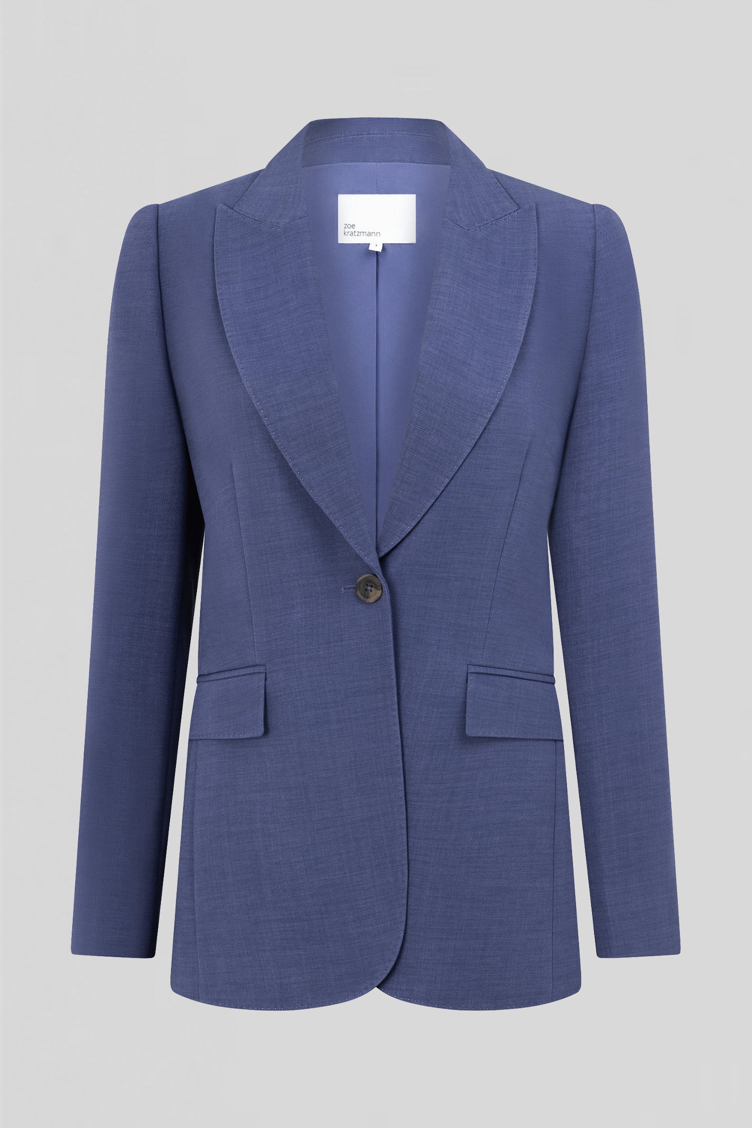 pillar jacket - violet blue|  zoe kratzmann| considered design