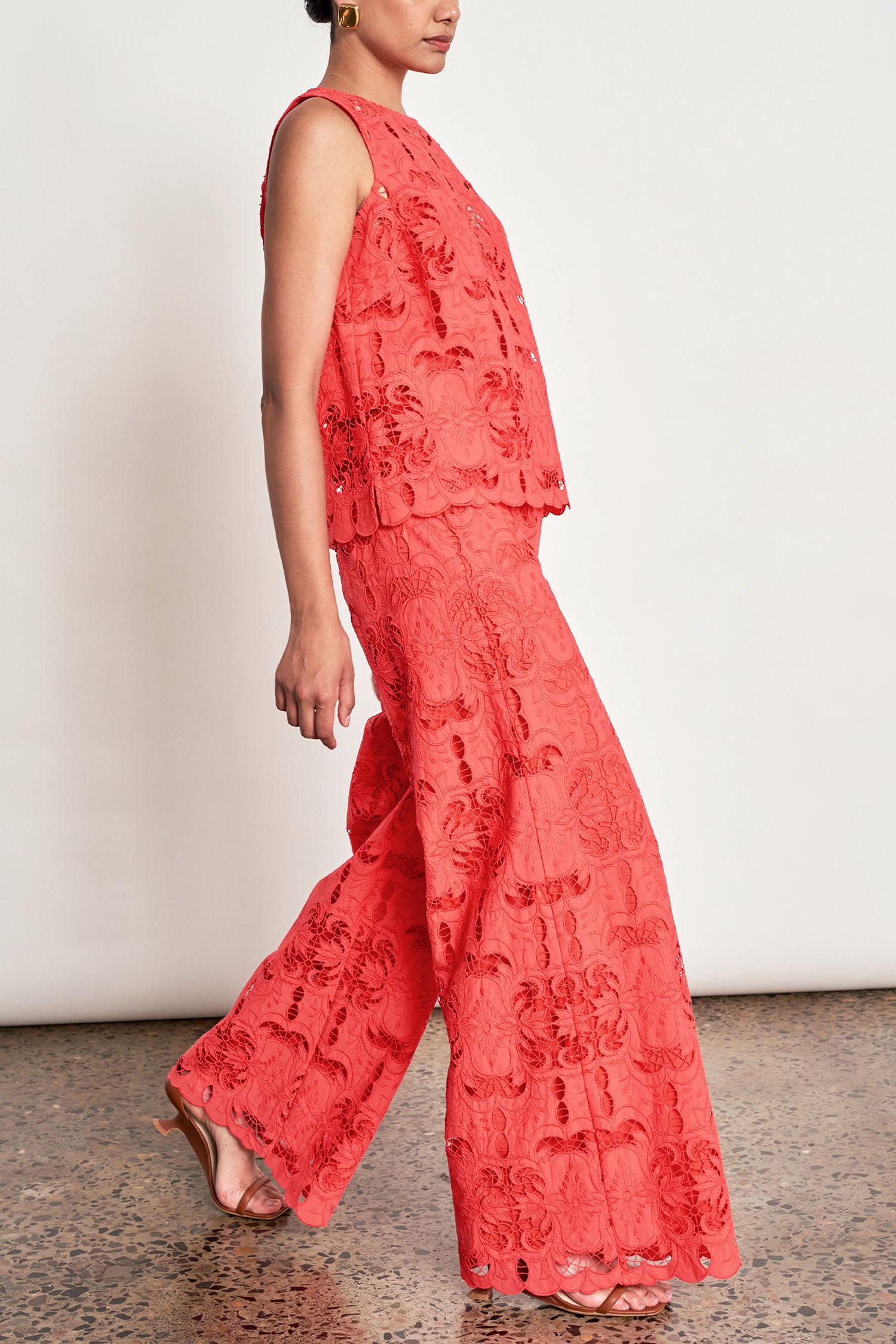 tattle pant - papaya