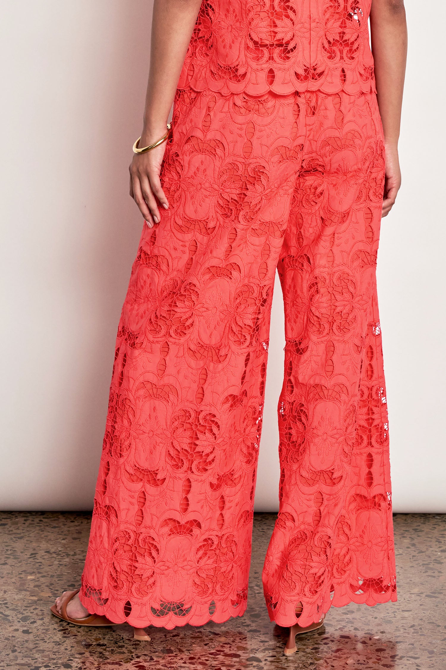 tattle pant - papaya