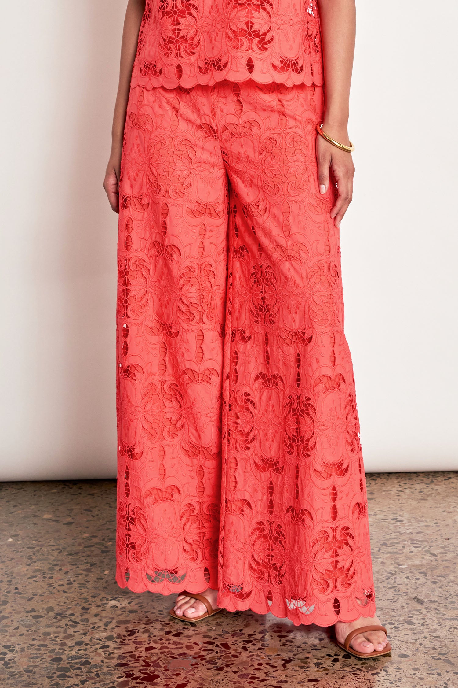 tattle pant - papaya