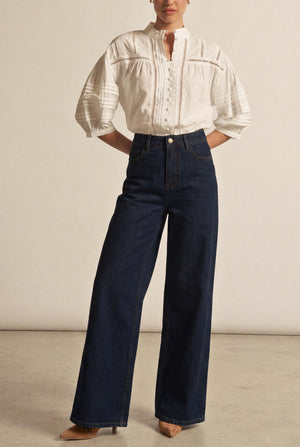 aura jean - dark wash denim