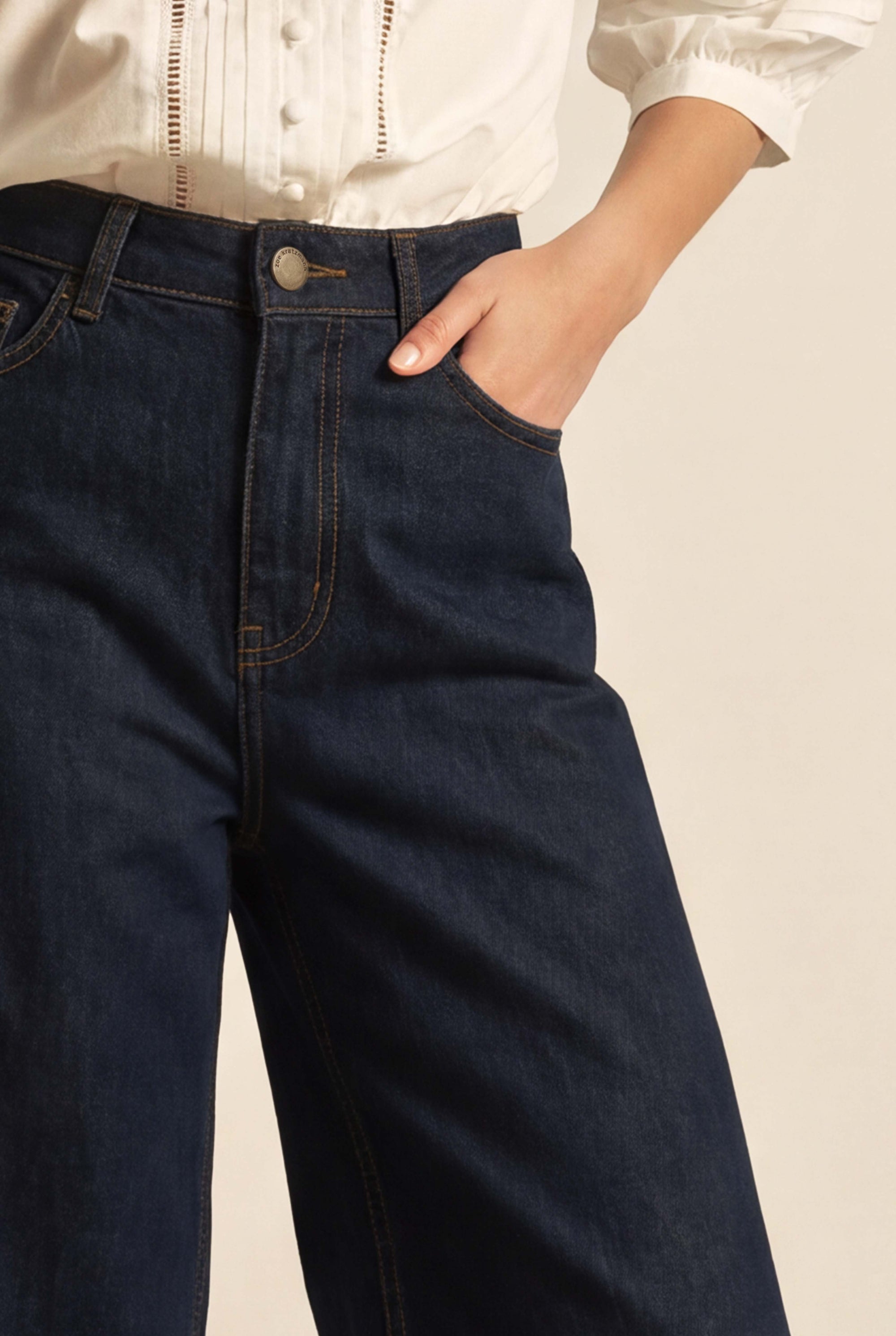 aura jean - dark wash denim