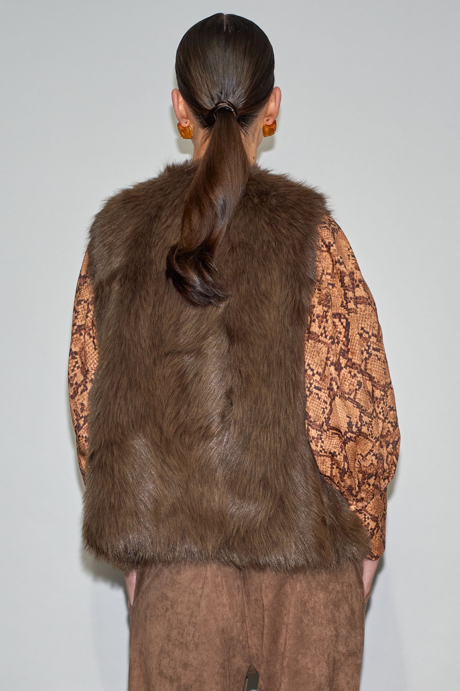 echo vest - chocolate|  zoe kratzmann| considered design