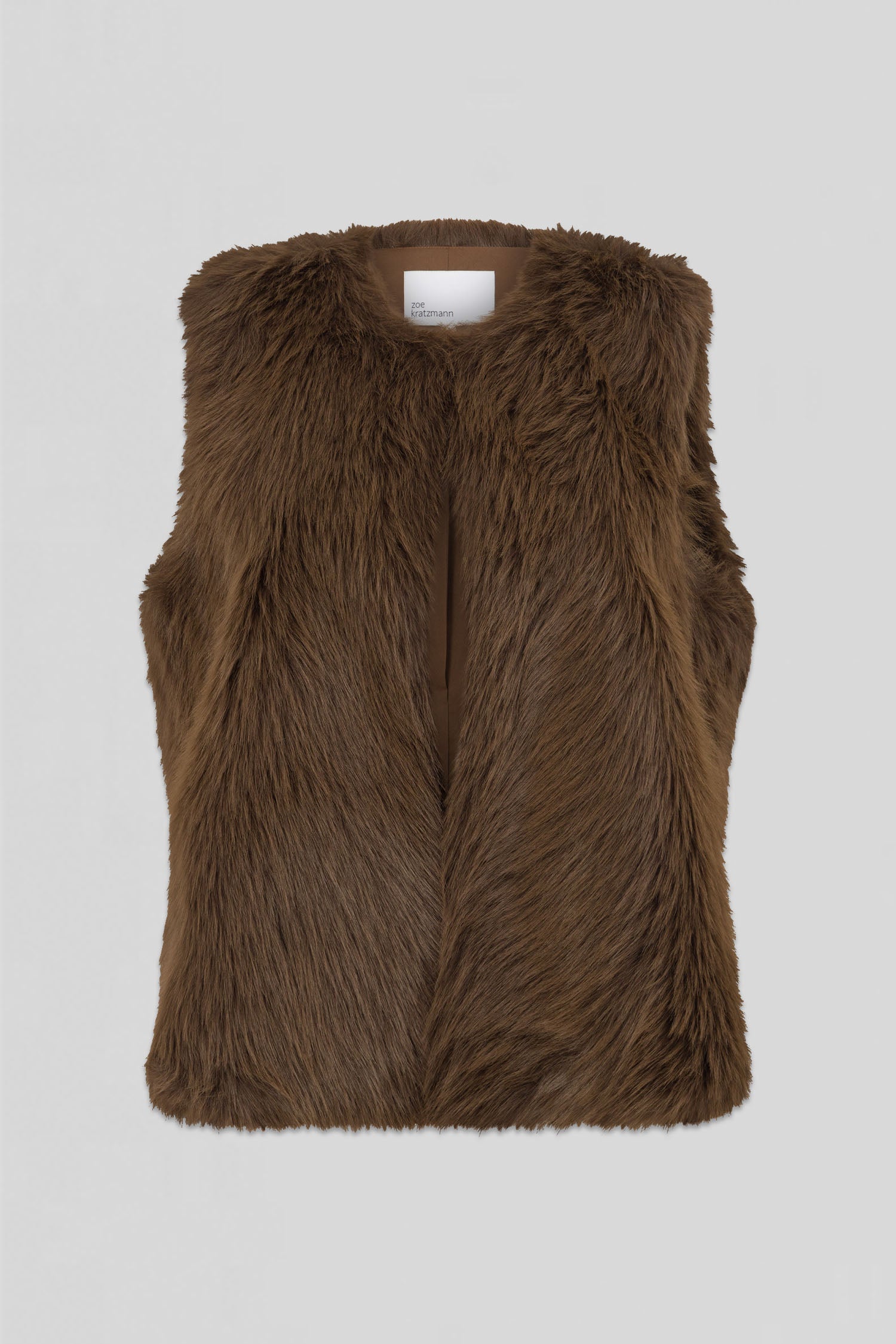 echo vest - chocolate|  zoe kratzmann| considered design