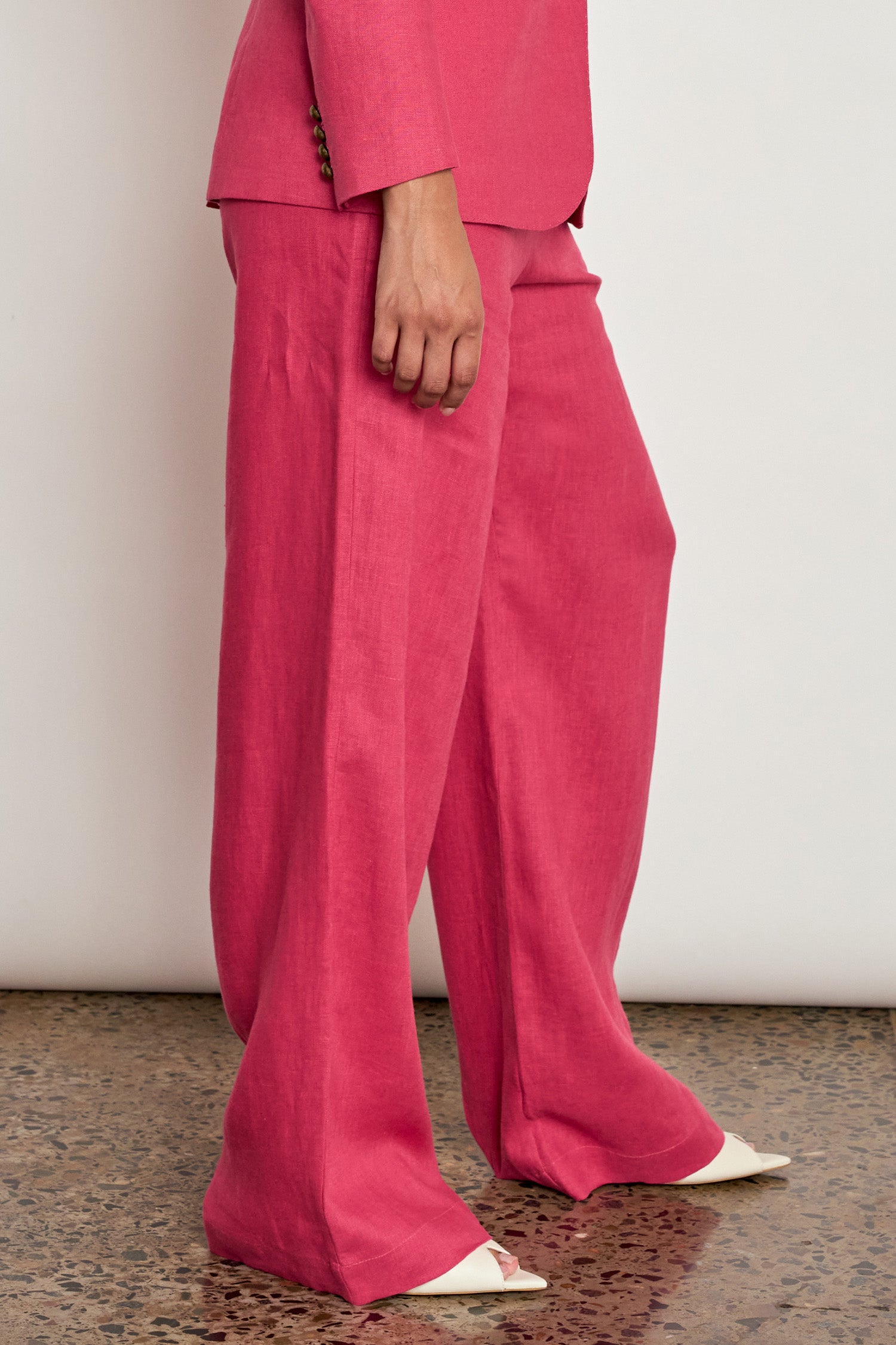 edit pant - rhubarb