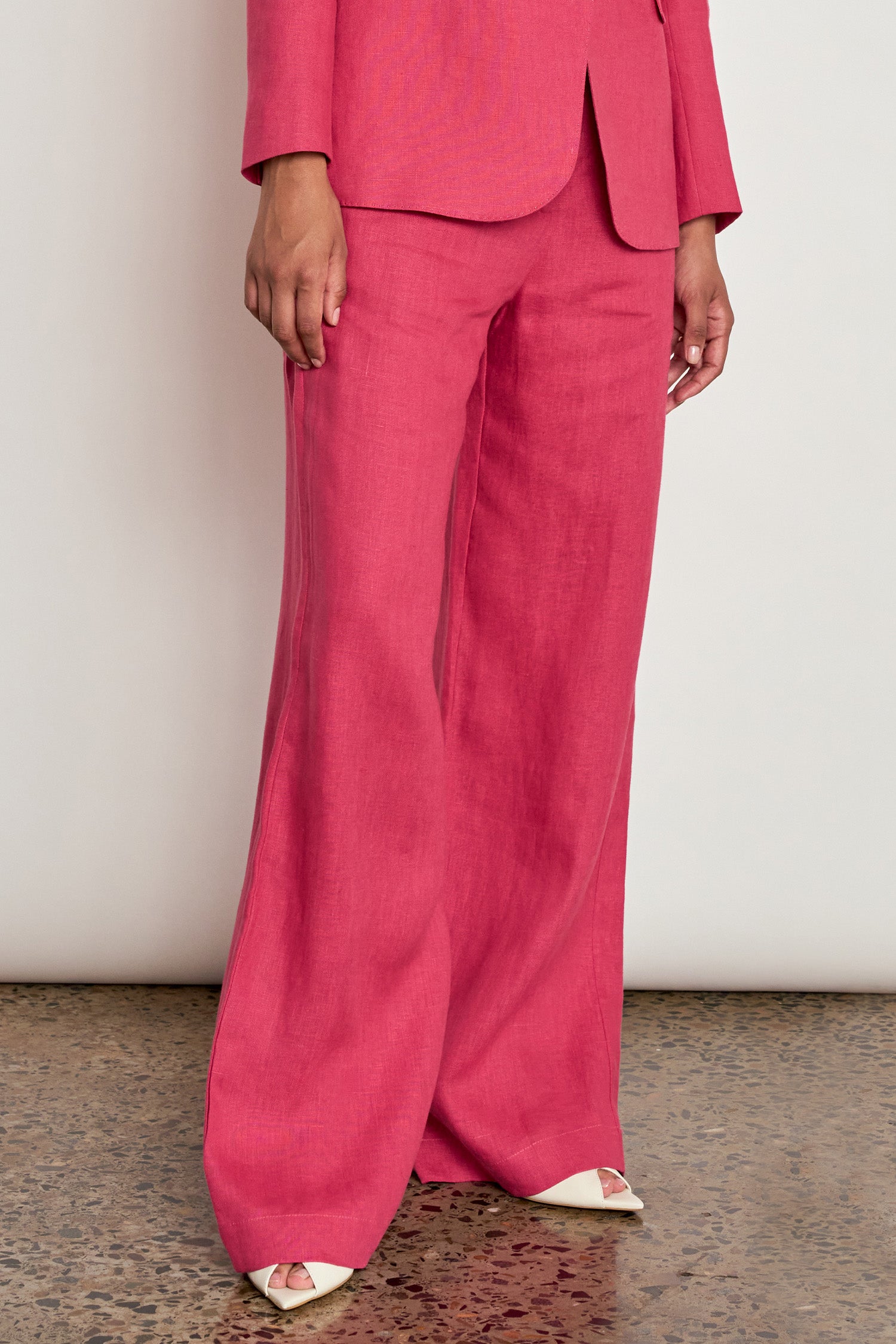 edit pant - rhubarb