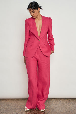 edit pant - rhubarb