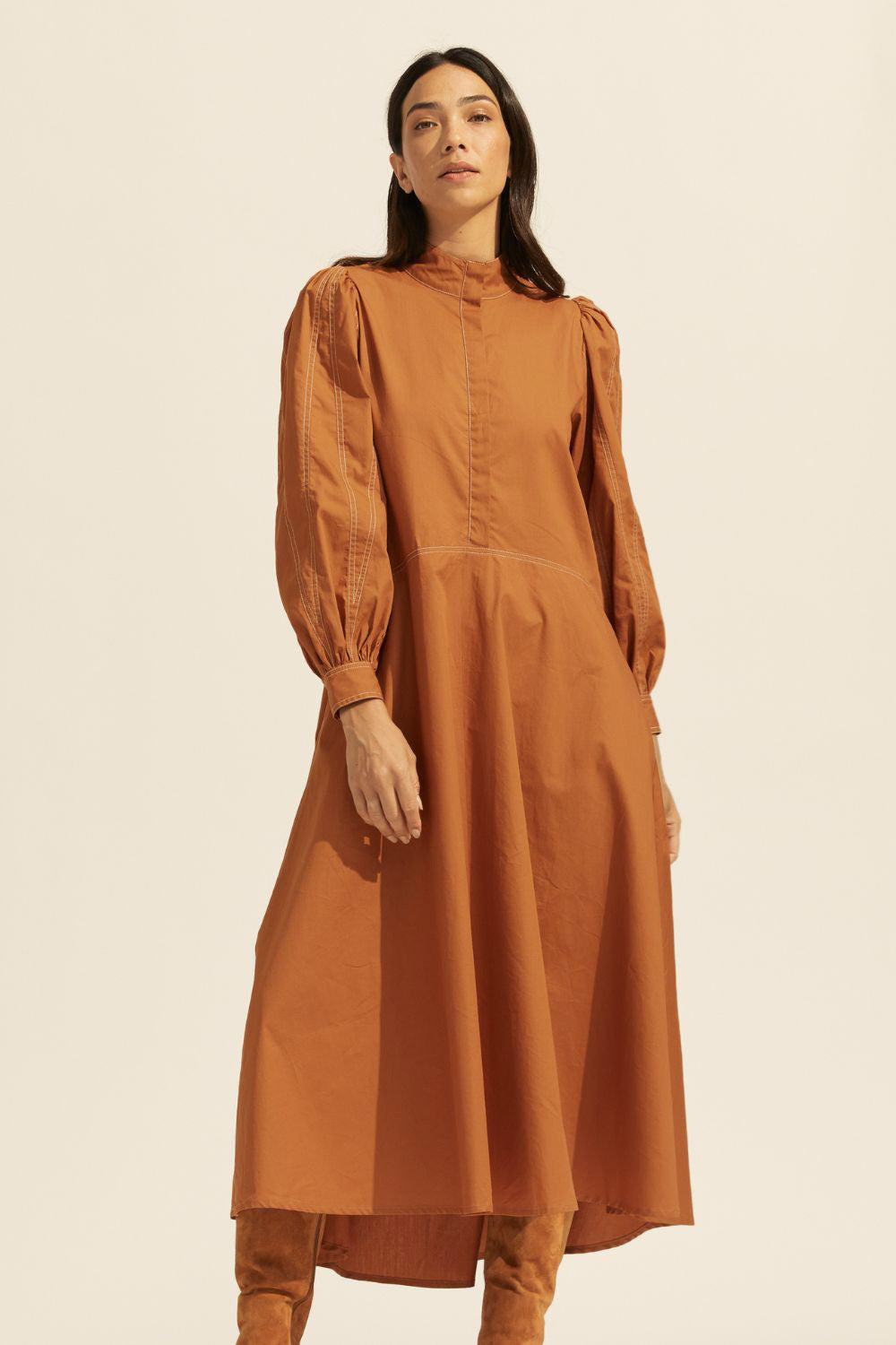 edition dress - chestnut