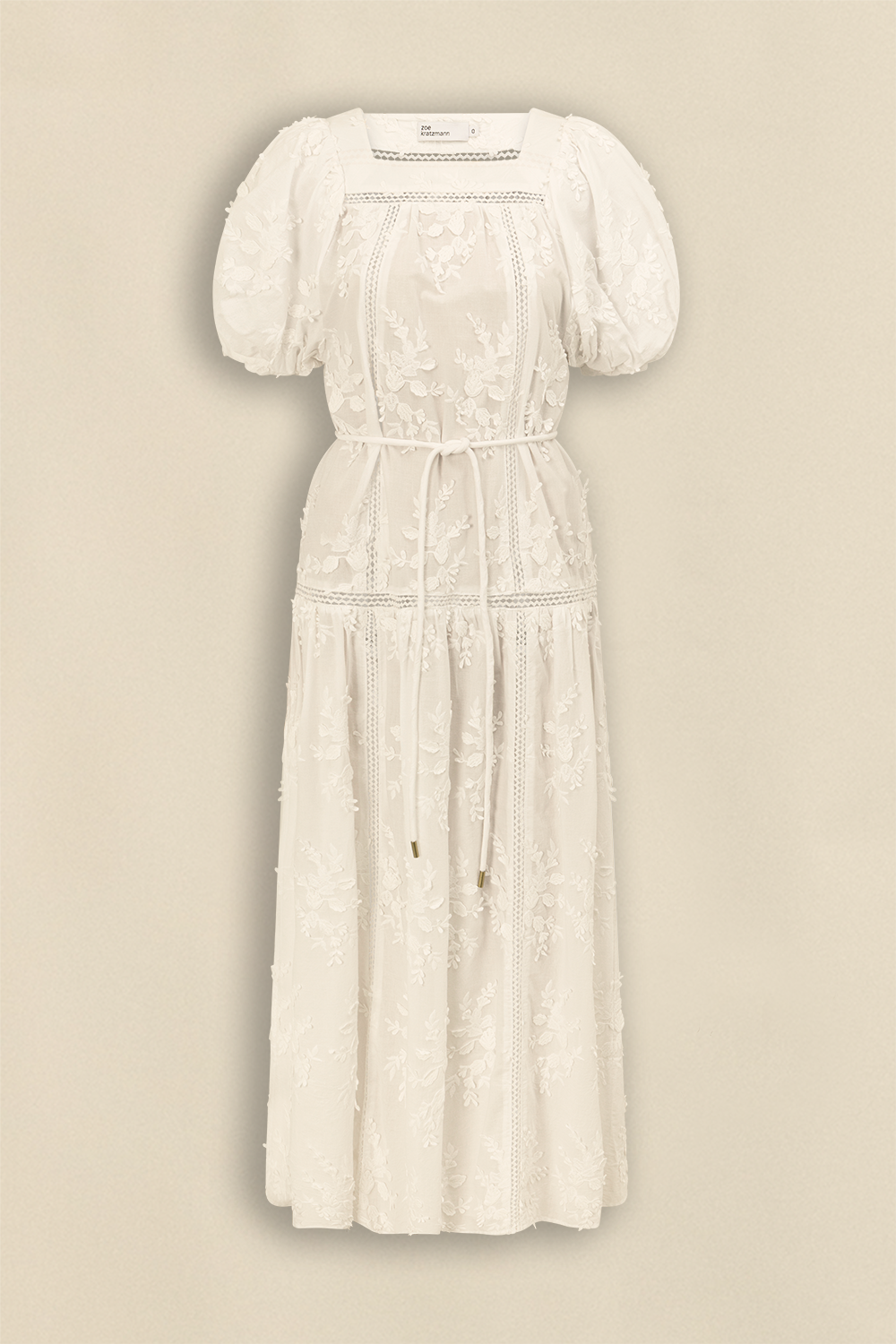 Eminent Maxi Dress - Porcelain|  zoe kratzmann| considered design