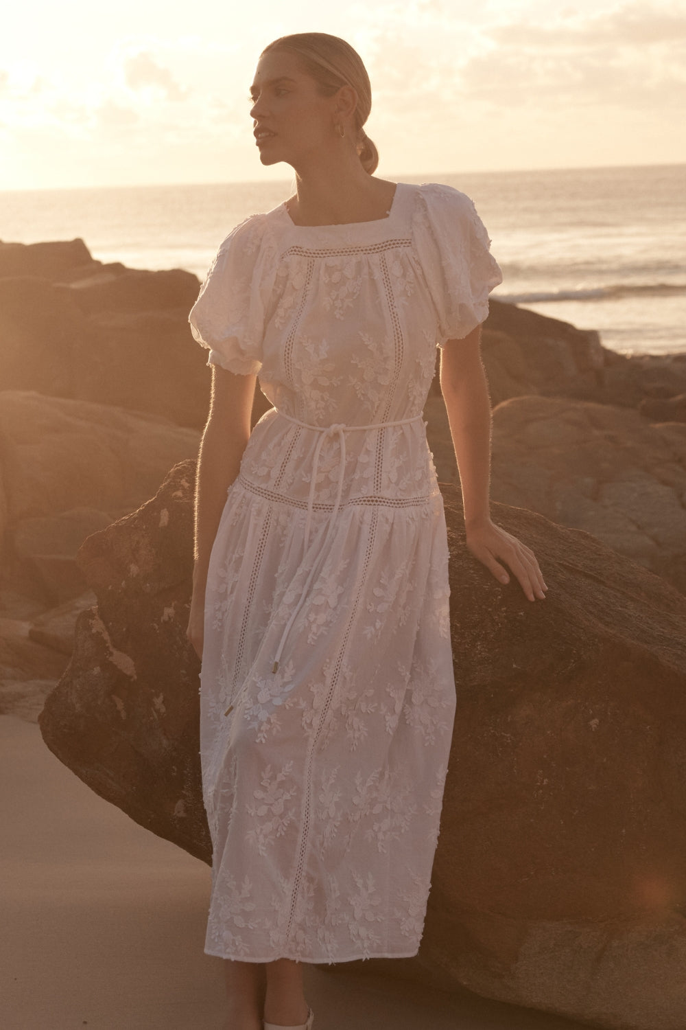 Eminent Maxi Dress - Porcelain|  zoe kratzmann| considered design