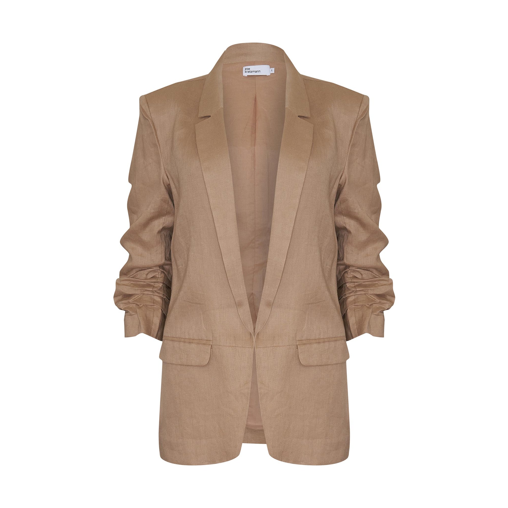 entitle jacket - caramel