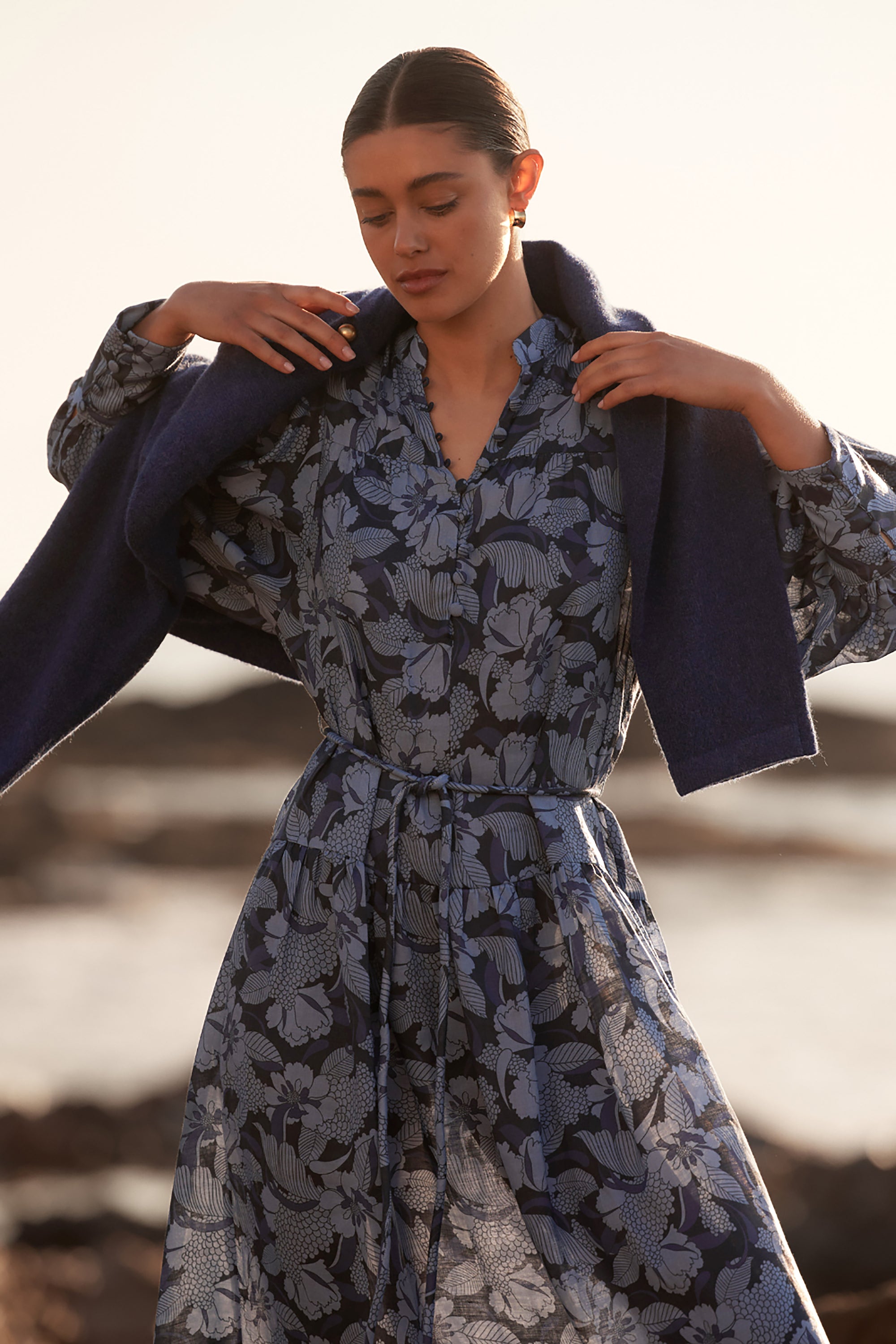 Vesper dress - moonstone garden