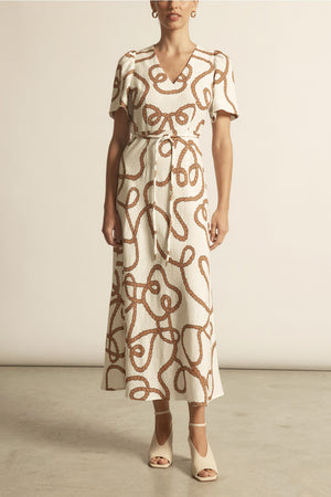 Fable Bias Dress - Mariner|  zoe kratzmann| considered design