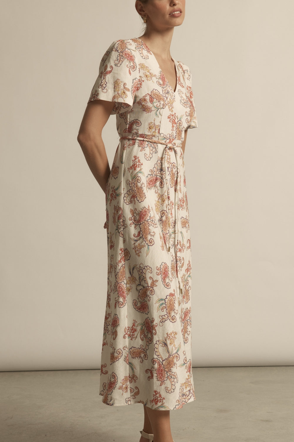 Fable Bias Dress - Verona Paisley|  zoe kratzmann| considered design