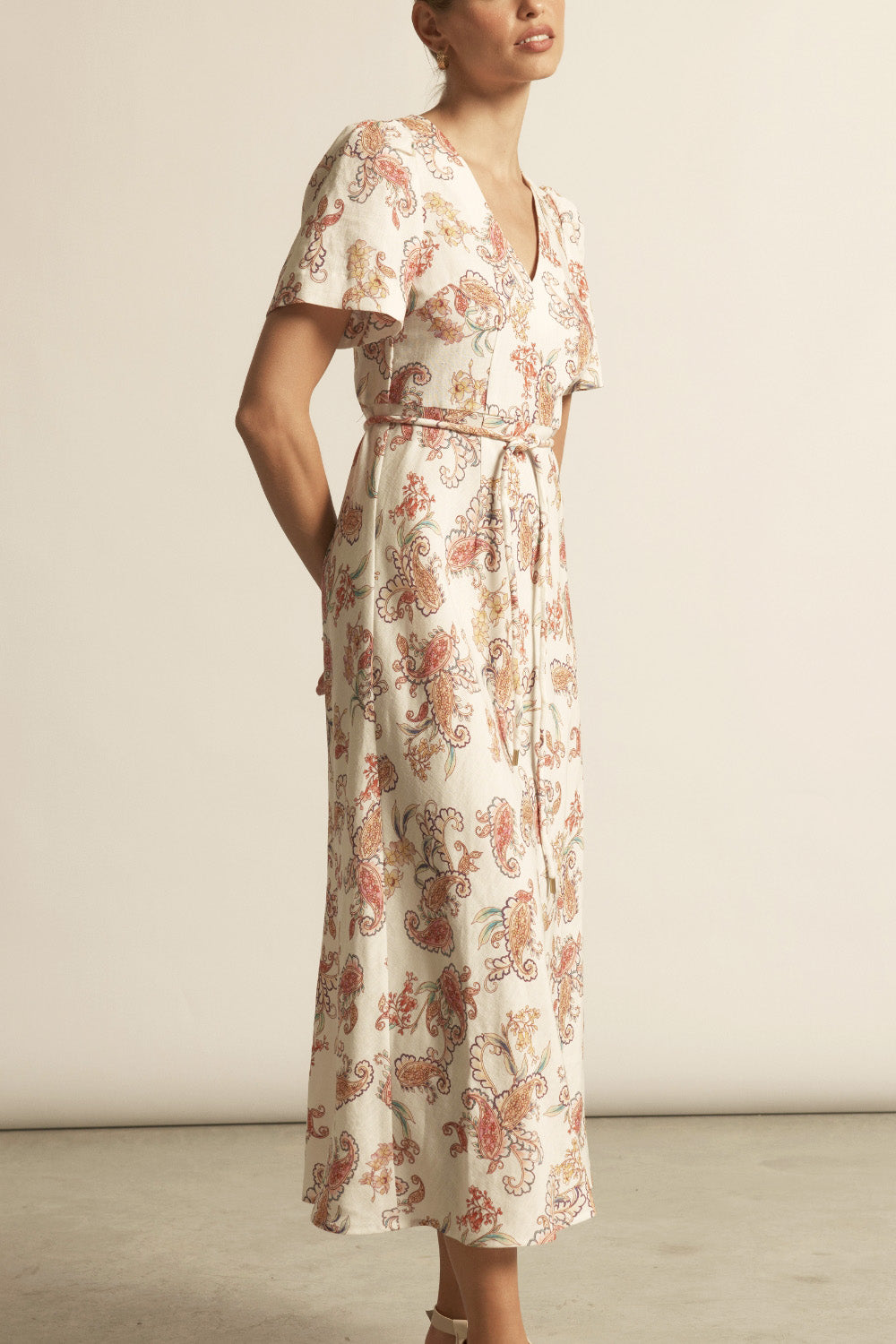Fable Bias Dress - Verona Paisley|  zoe kratzmann| considered design