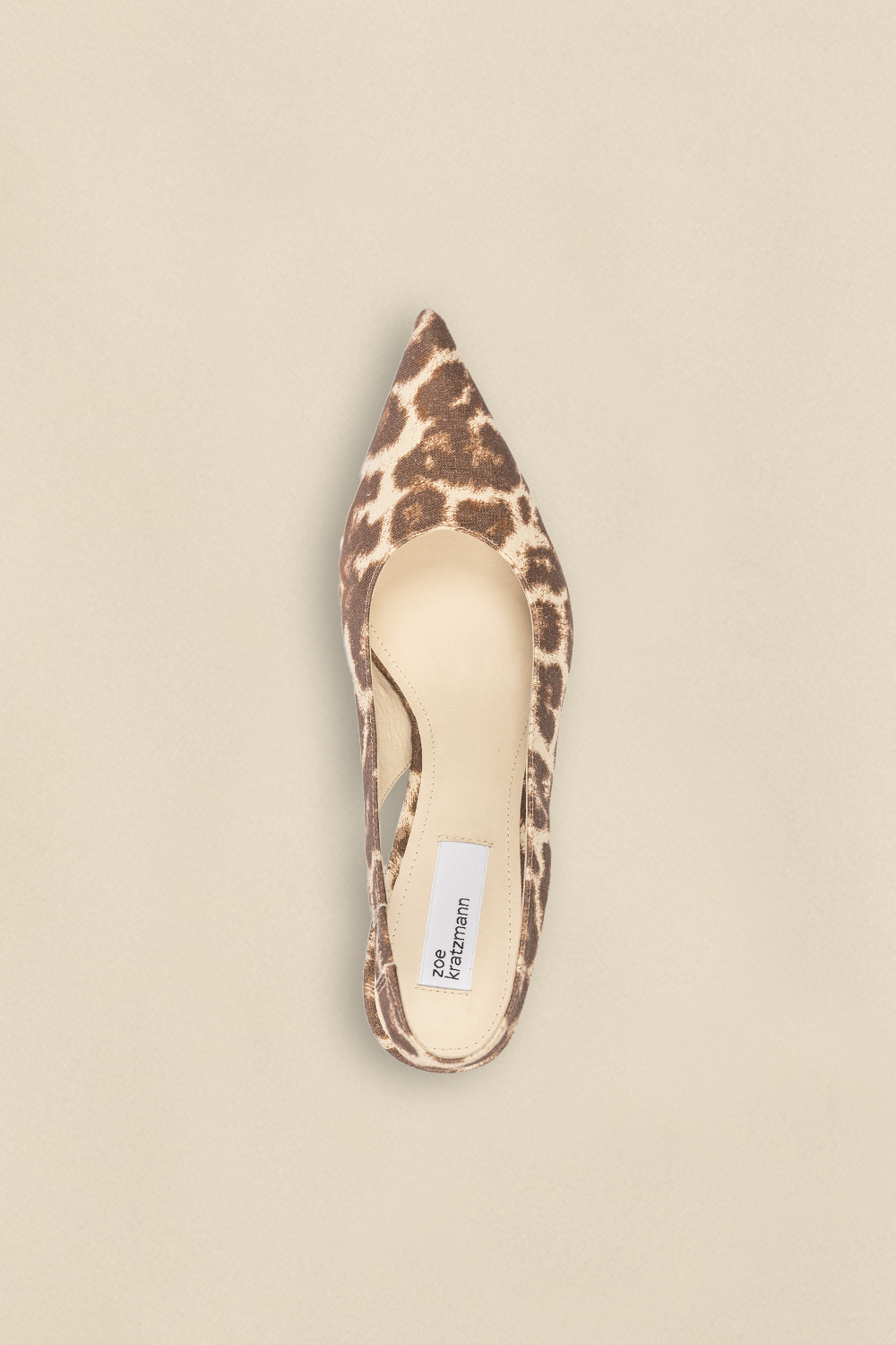 favour heel - ocelot|  zoe kratzmann| considered design