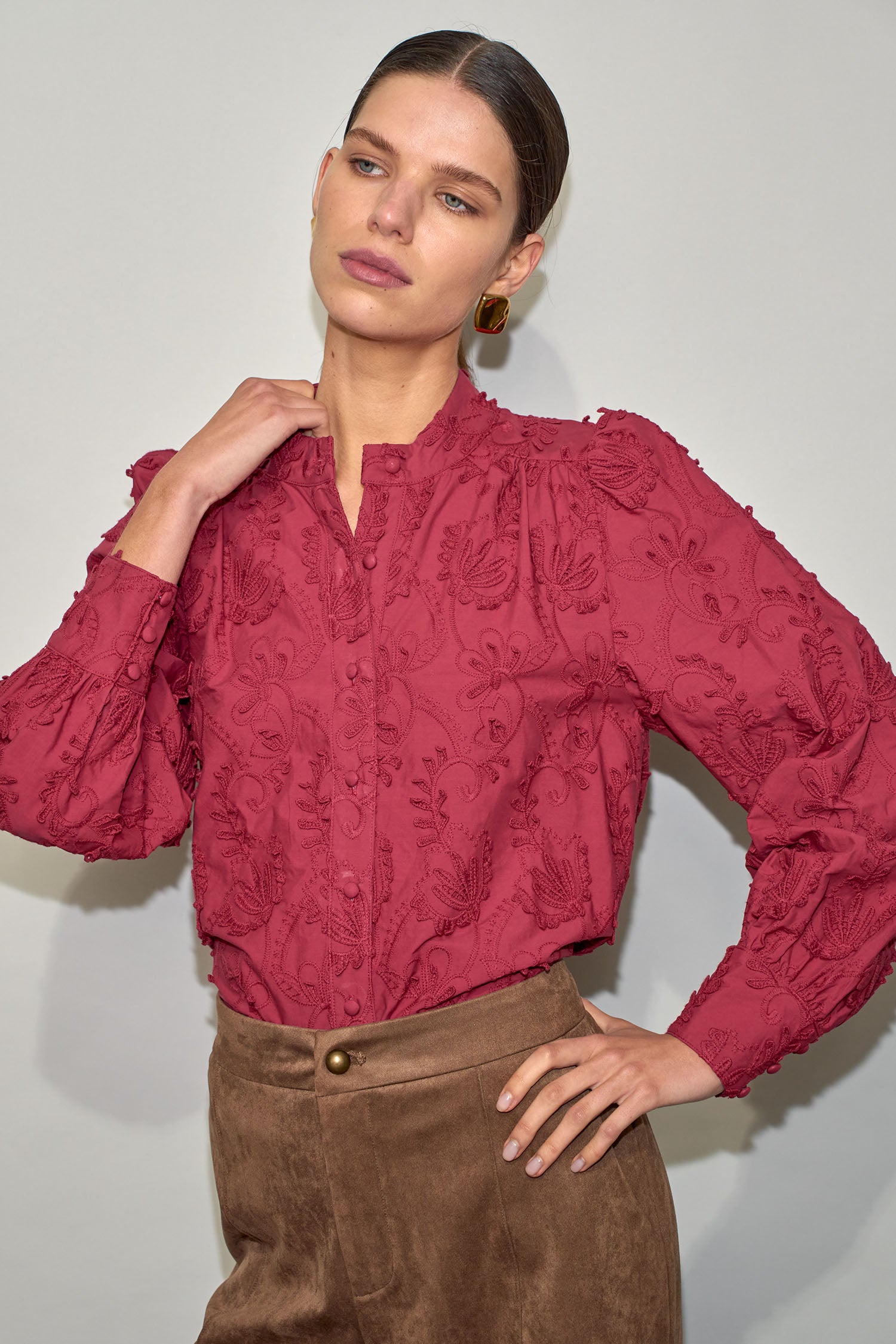 fete top - raspberry|  zoe kratzmann| considered design