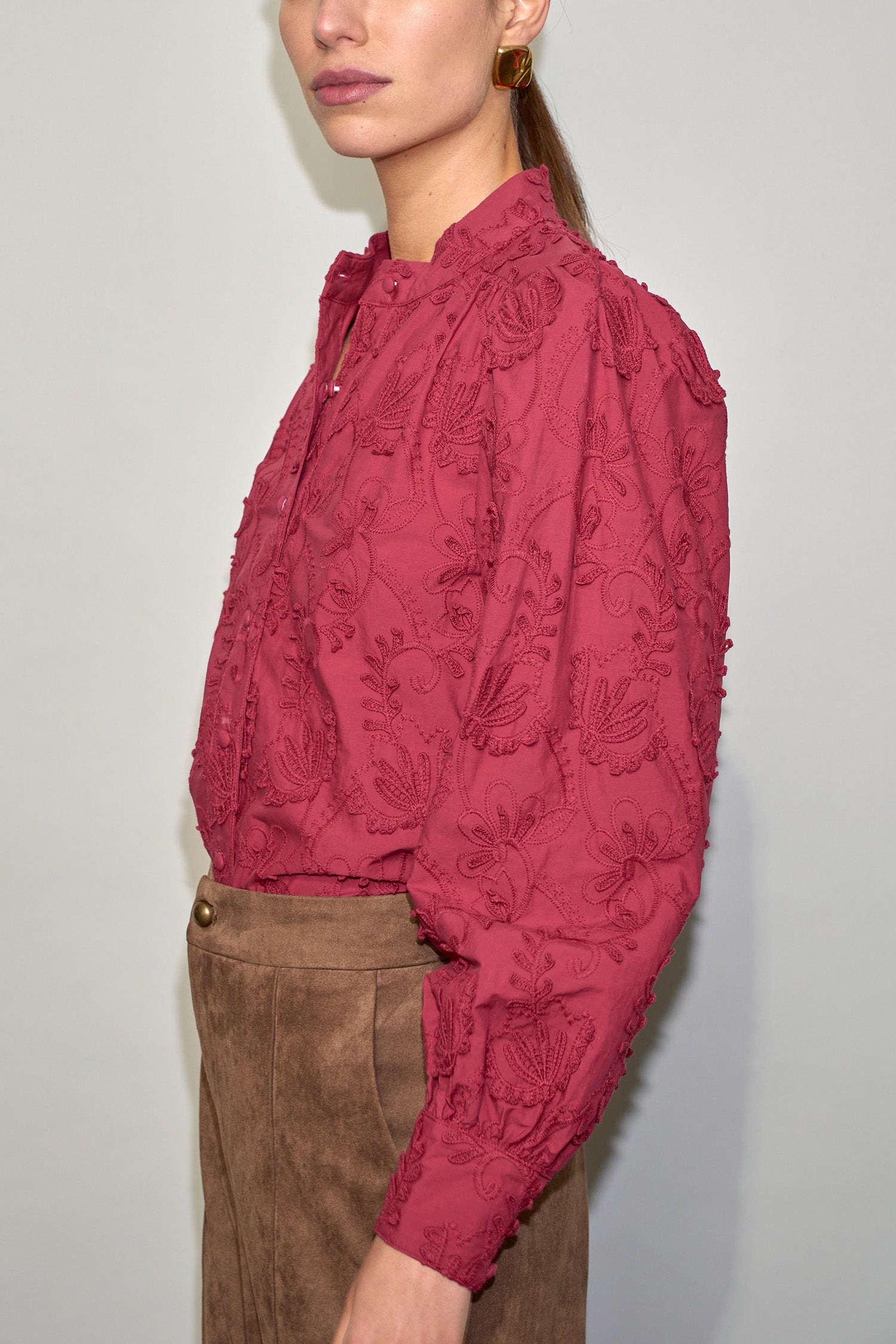 fete top - raspberry|  zoe kratzmann| considered design