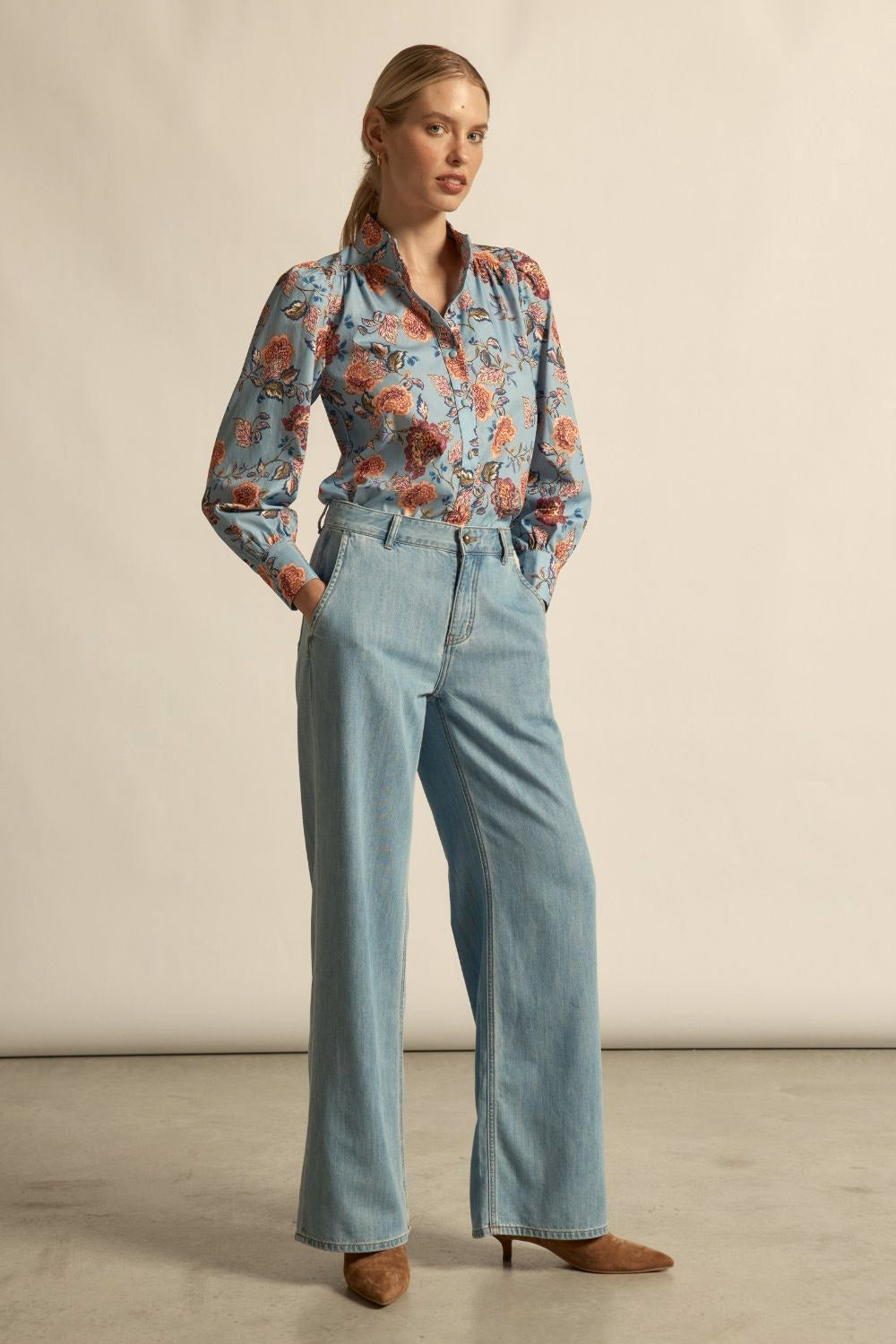 Fete Top - twilight bloom|  zoe kratzmann| considered design