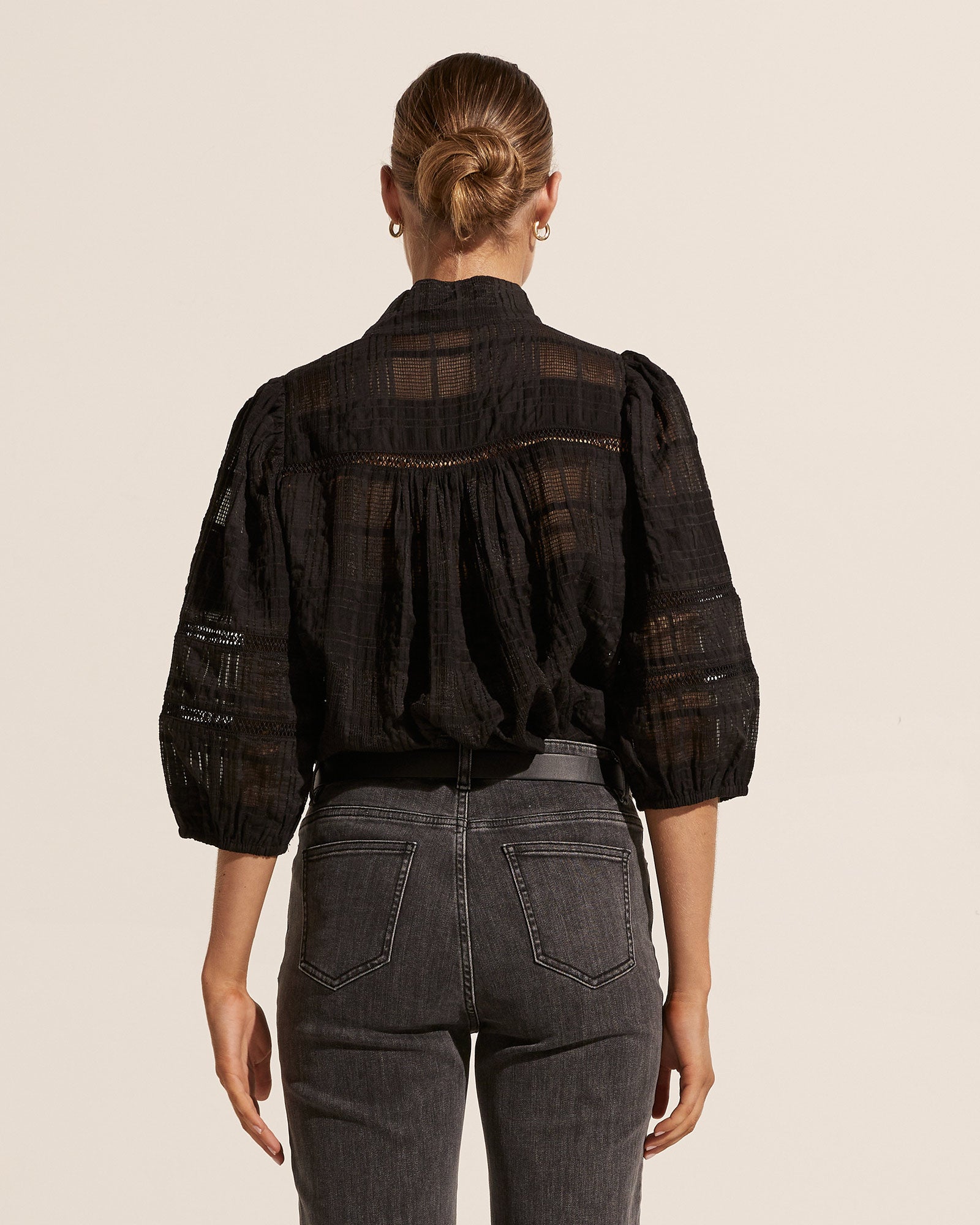 fiction top - black